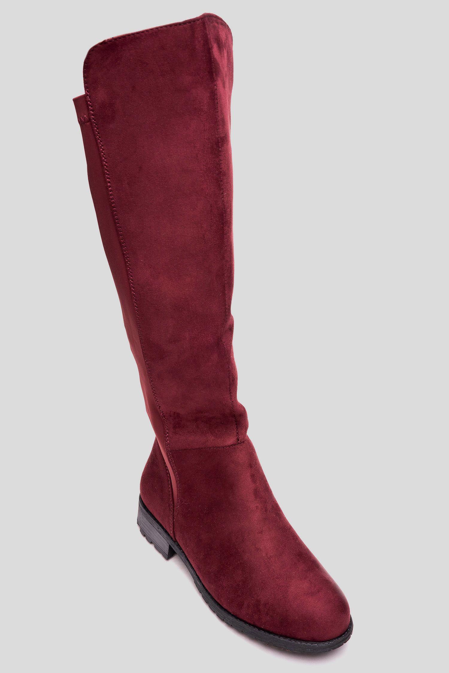 Bota Mujer Burdeo Long Thunder Blue-2