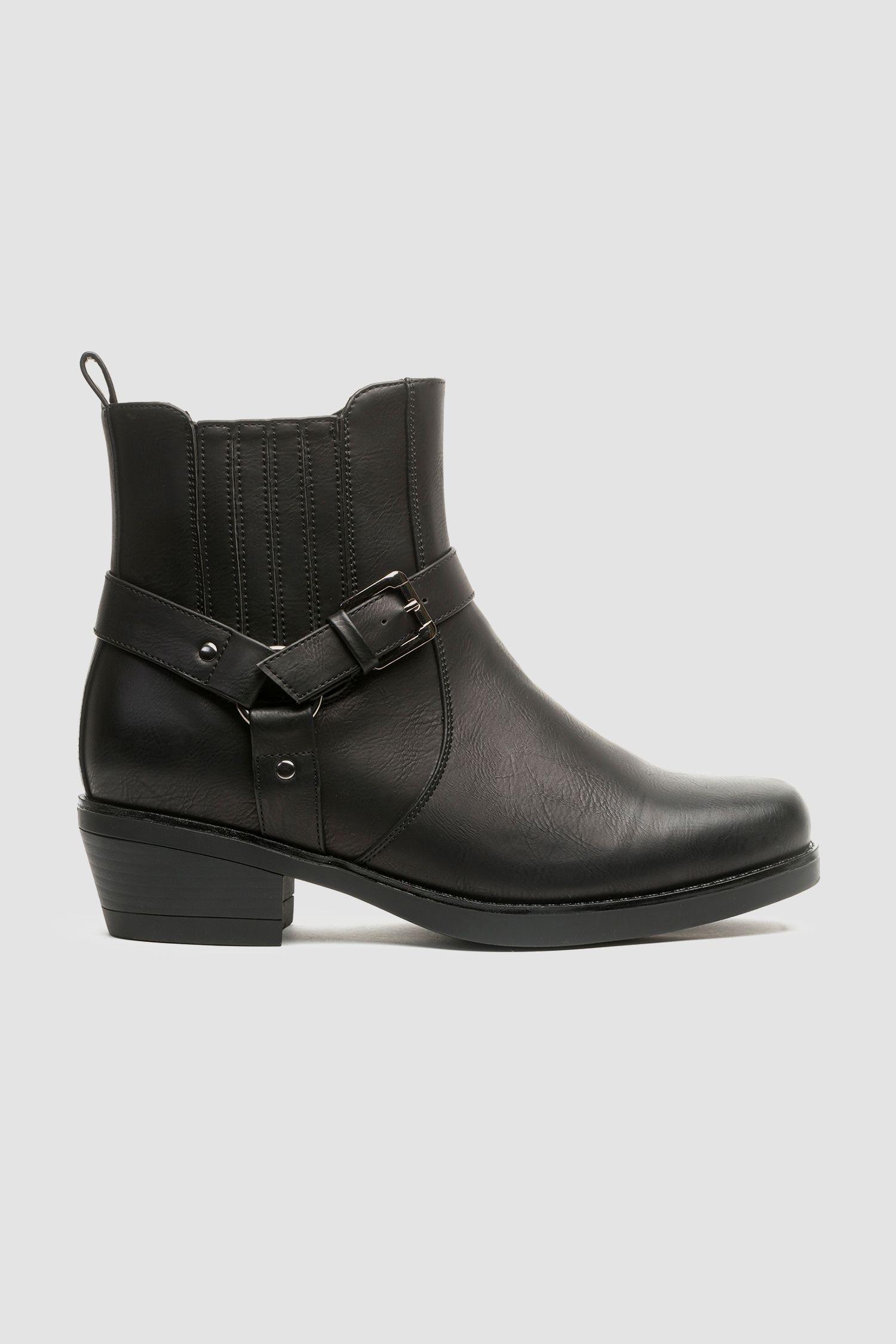 Bota Hombre Negro Johann Chinitown-0