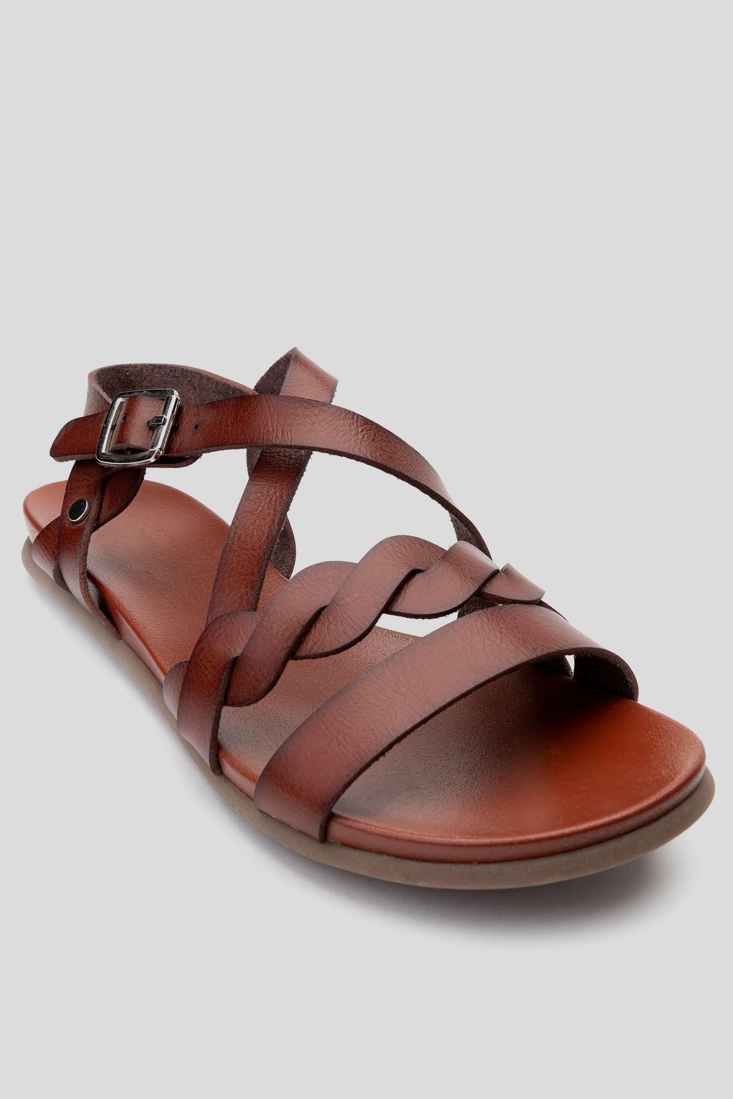 Sandalia Mujer Café Jane Chancleta-2