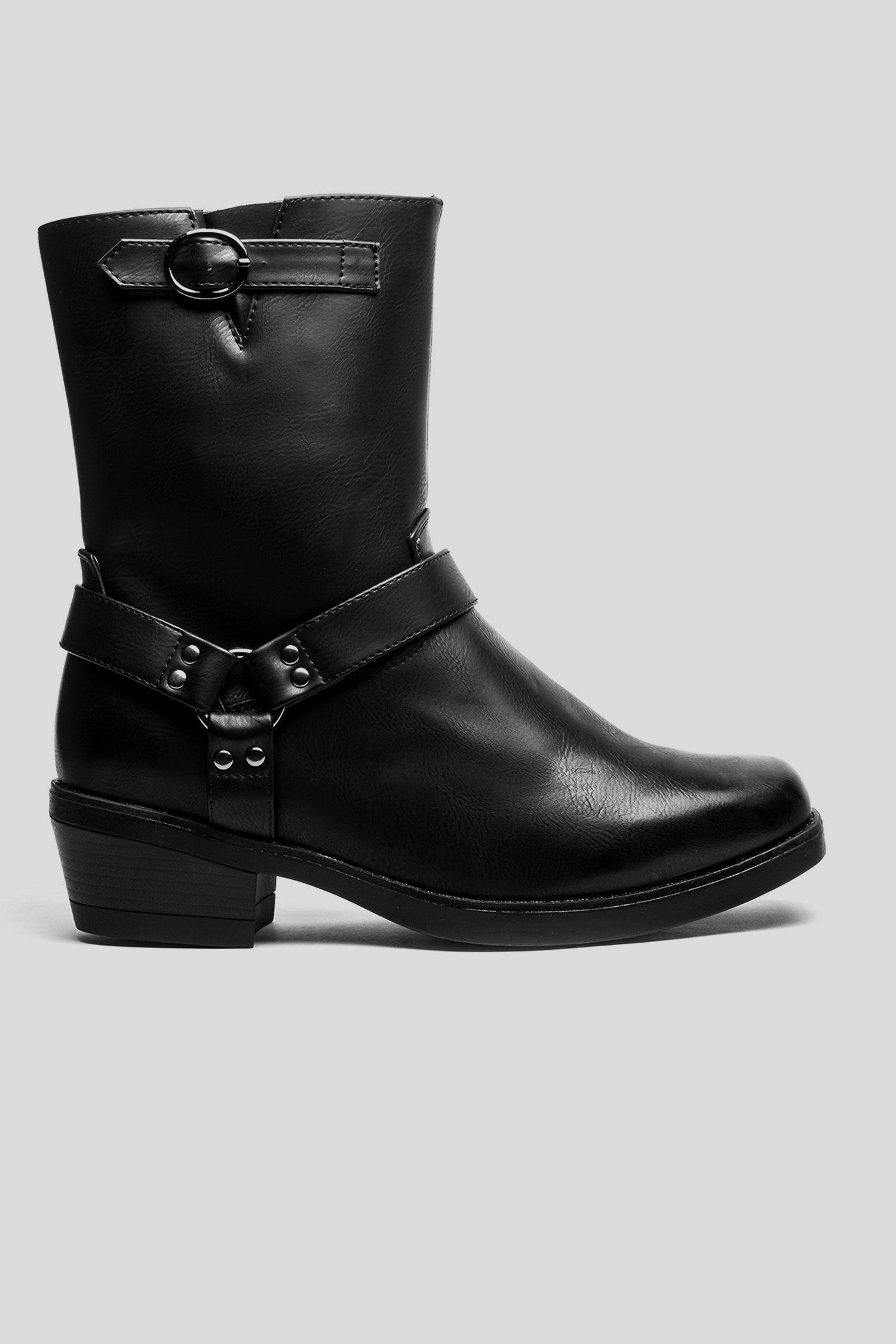 Bota Hombre Negro Taurus Chancleta-0
