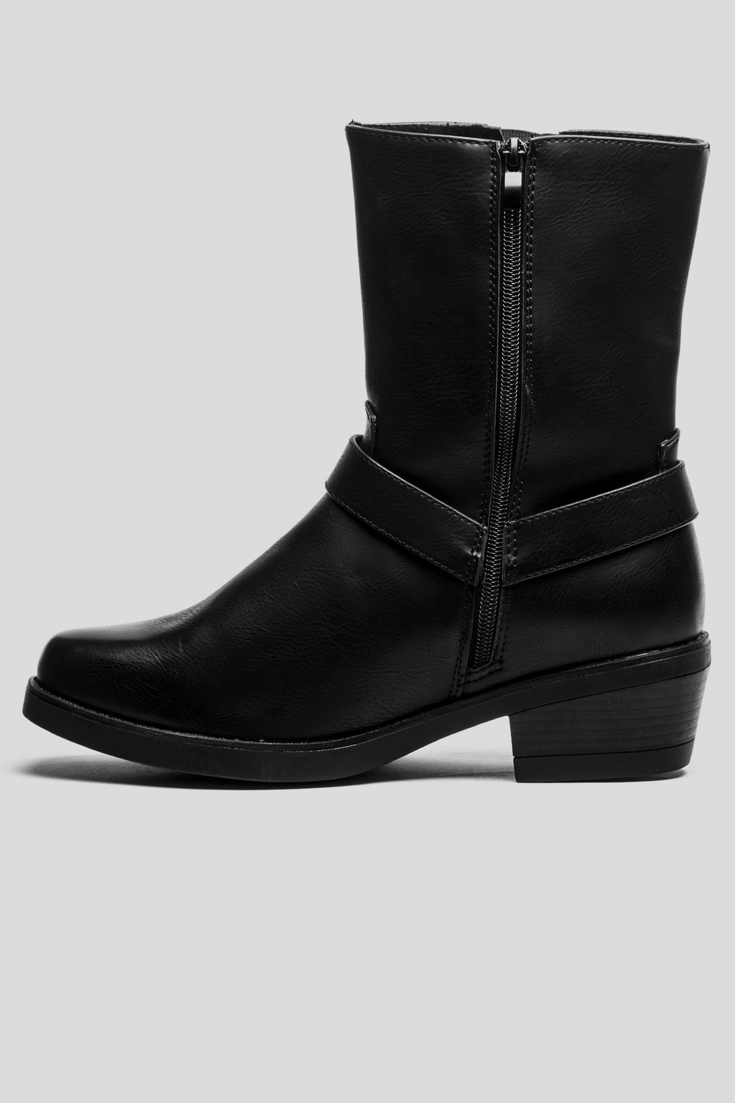 Bota Hombre Negro Taurus Chancleta-1
