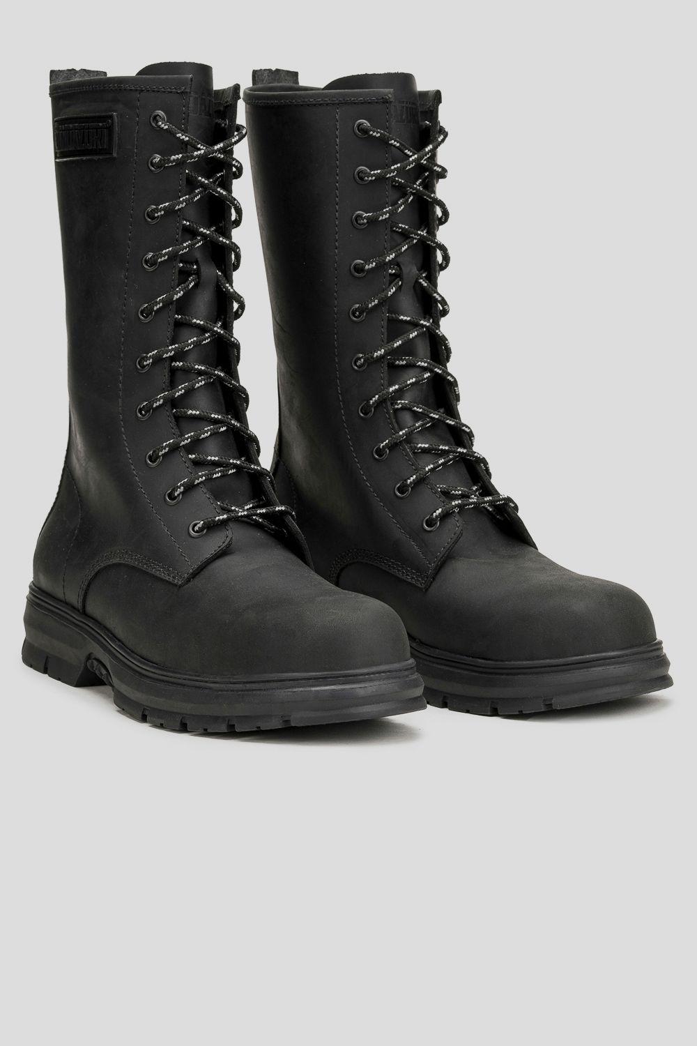 Bota Larga Cuero Pugna Negra Landazuri-2