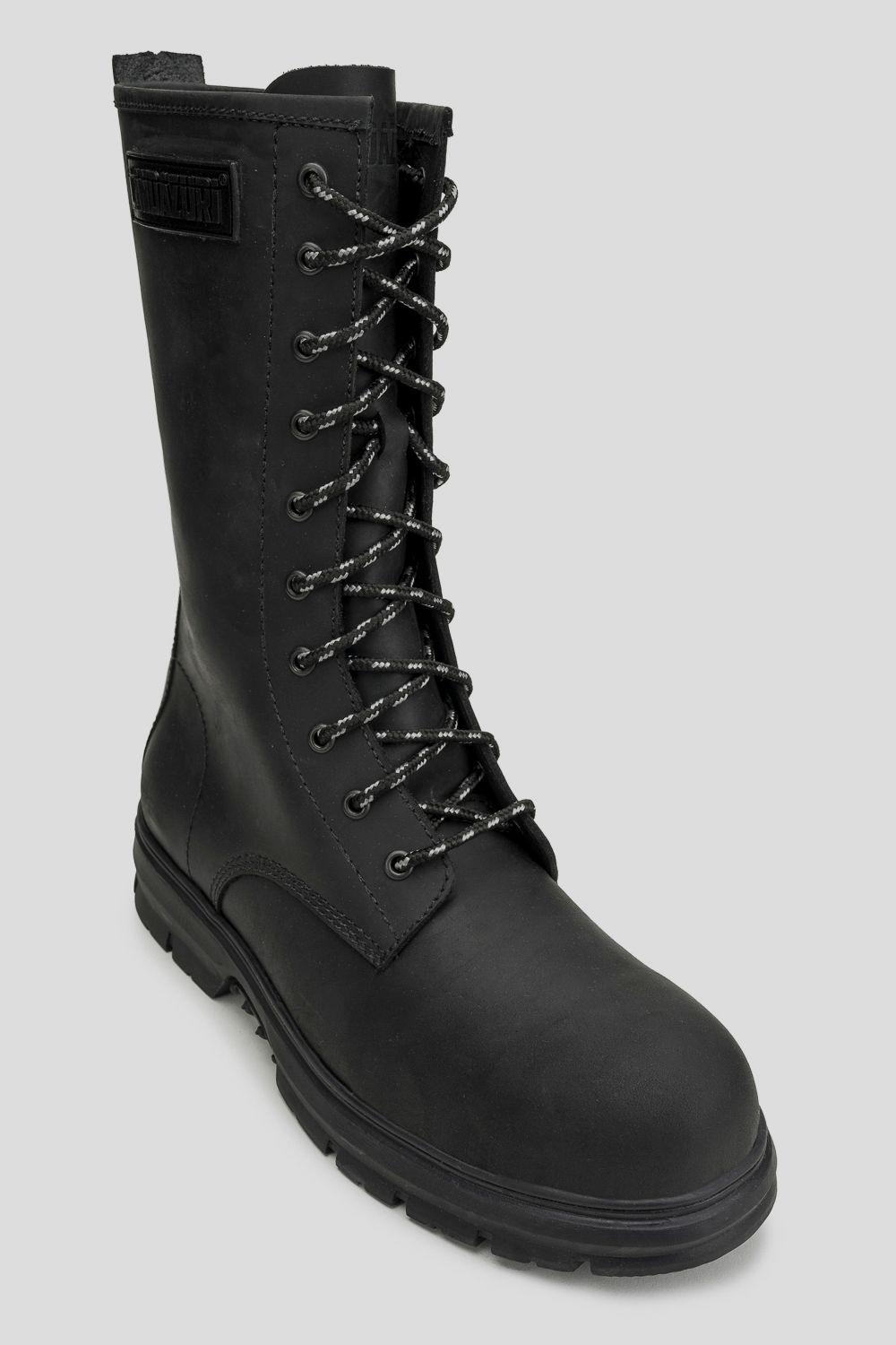 Bota Larga Cuero Pugna Negra Landazuri-3