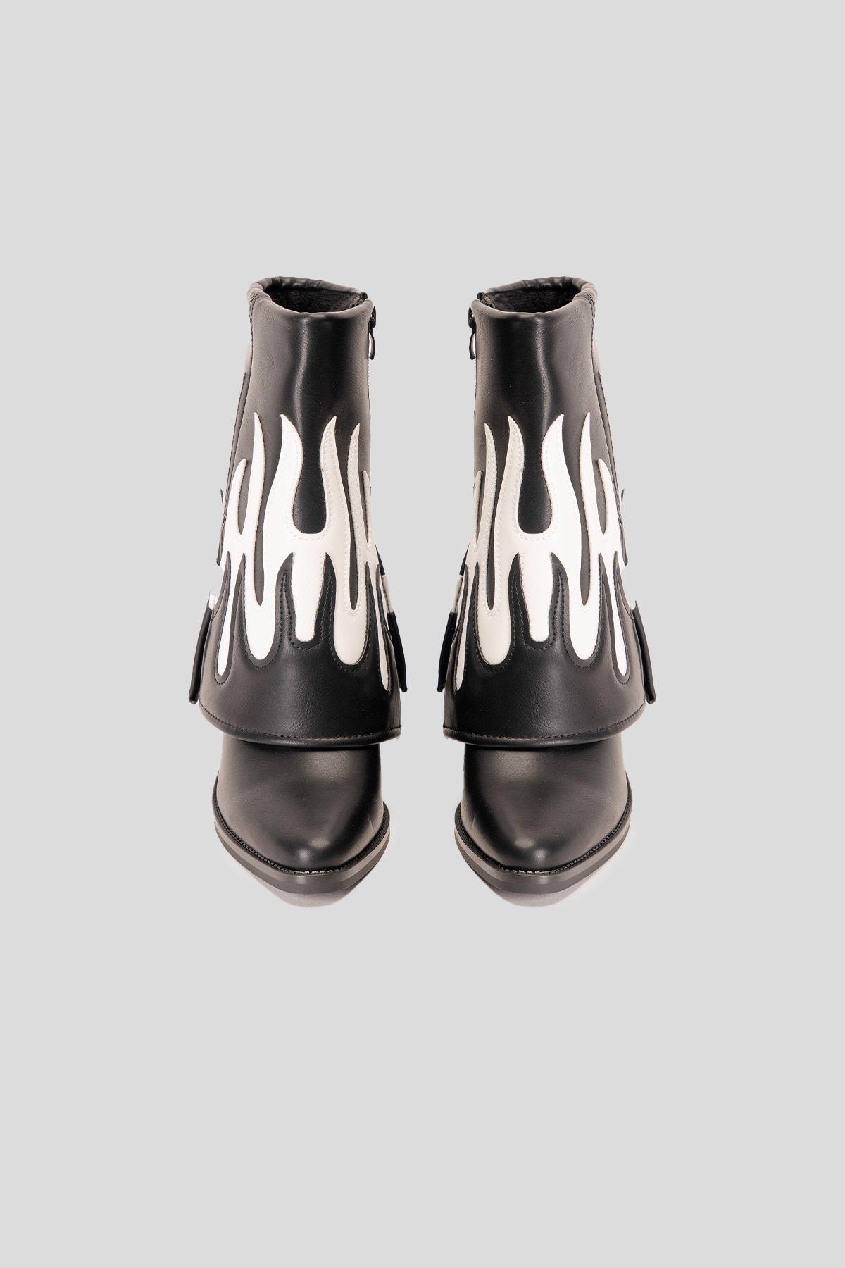 Bota Mujer Negro Loira Zameta-2