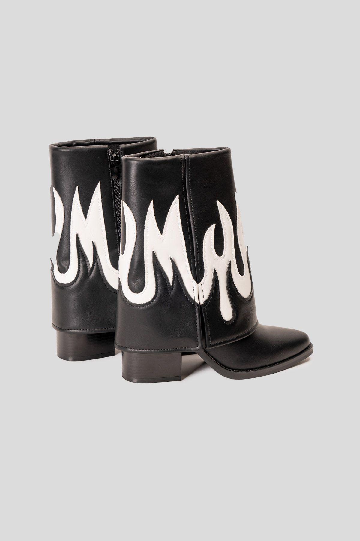 Bota Mujer Negro Loira Zameta-3