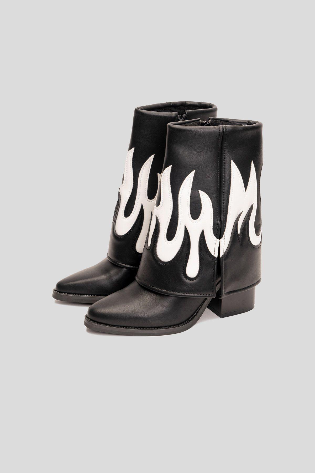 Bota Mujer Negro Loira Zameta-4