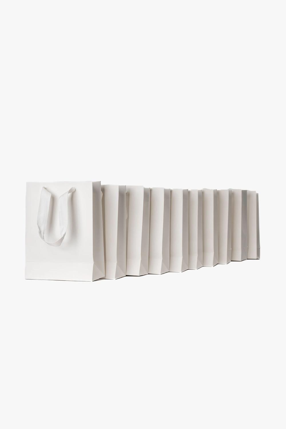 Bolsa Lujo Couché 20x15x7 cm Blanco Chinitown-2