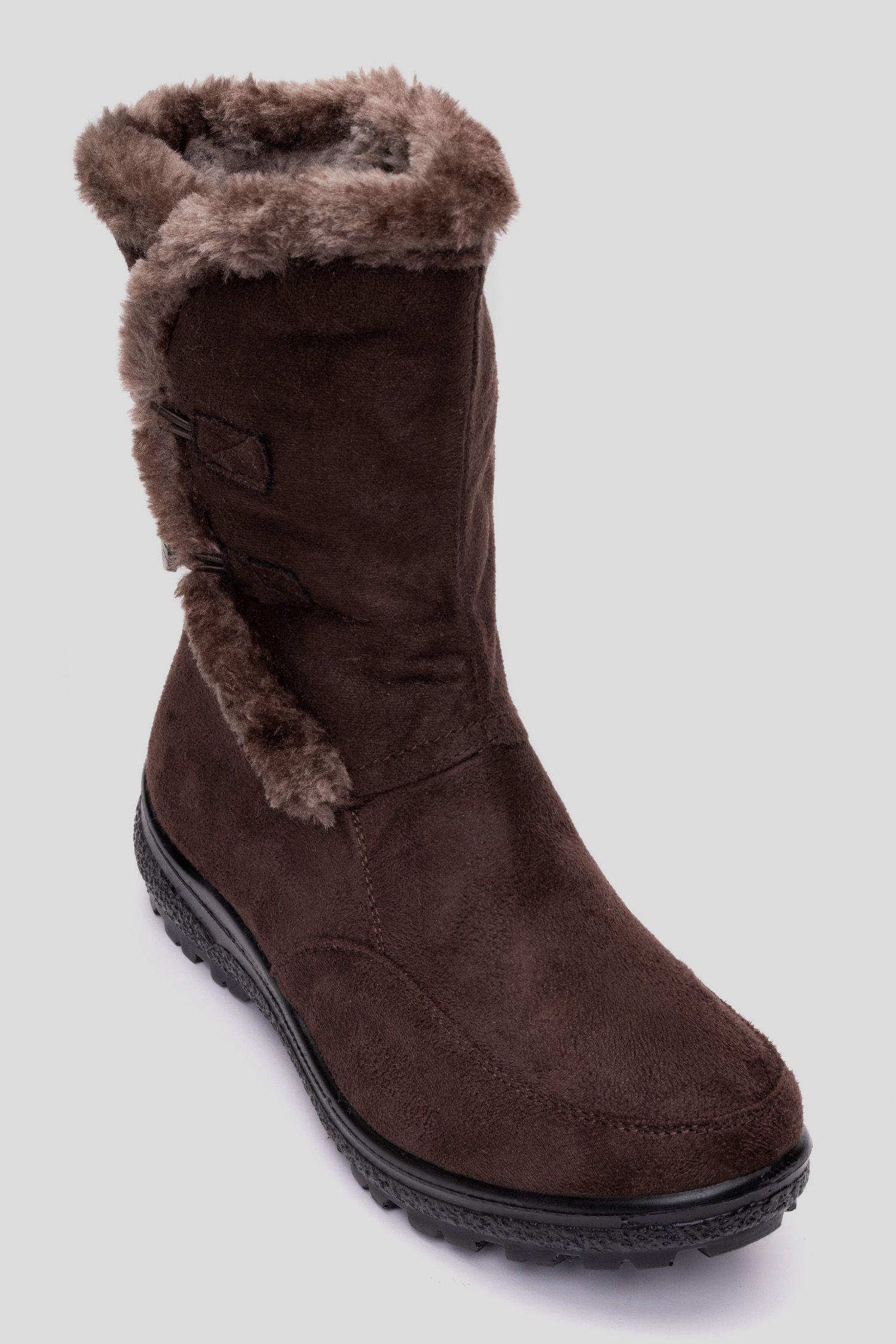 Bota Mujer Café Oscuro Fygoo Chancleta-2