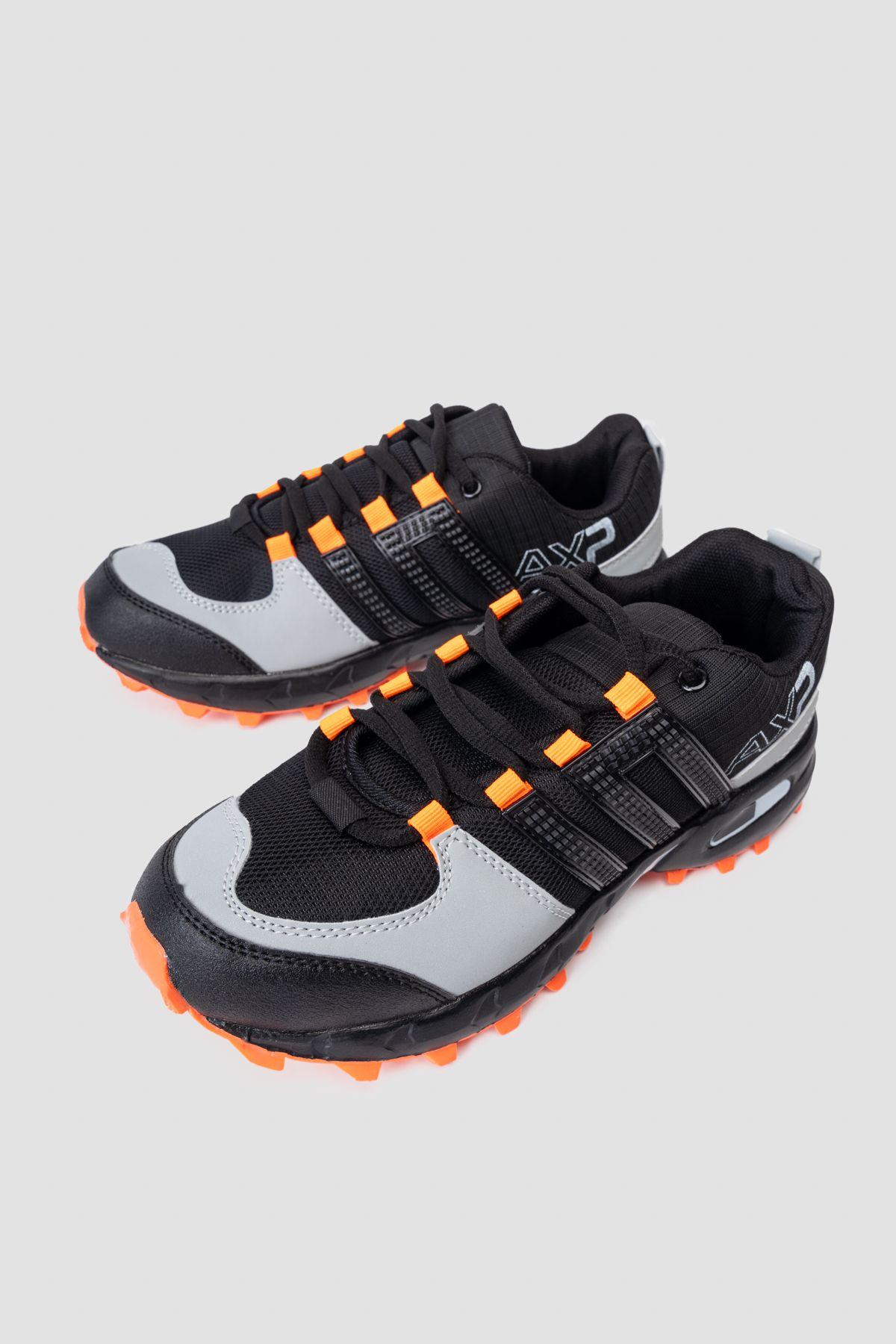 Zapatilla Hombre Negro Naranjo Koeman Apóstol-3