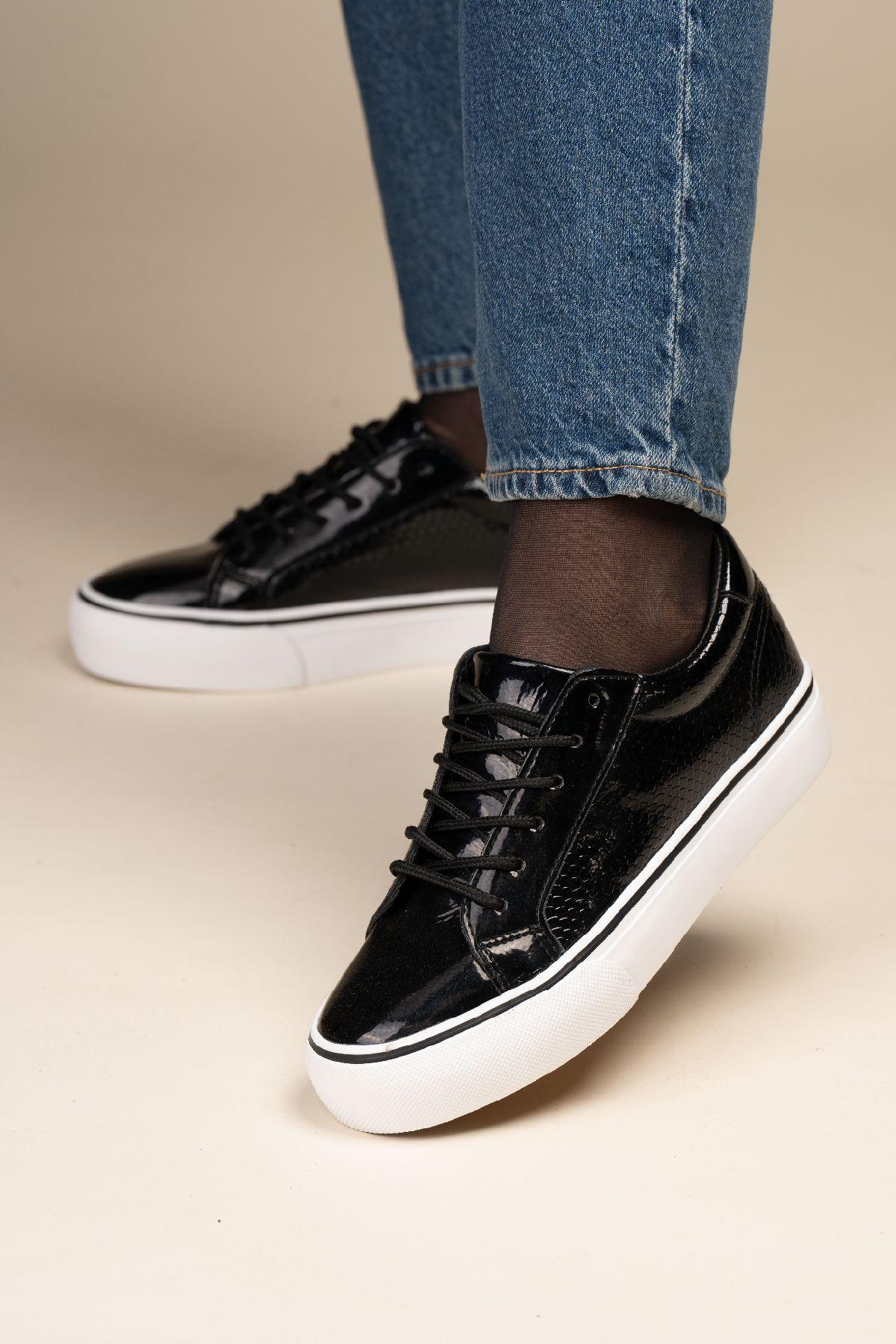 Zapatilla Urbano Mujer Negro Graham Chinitown-2