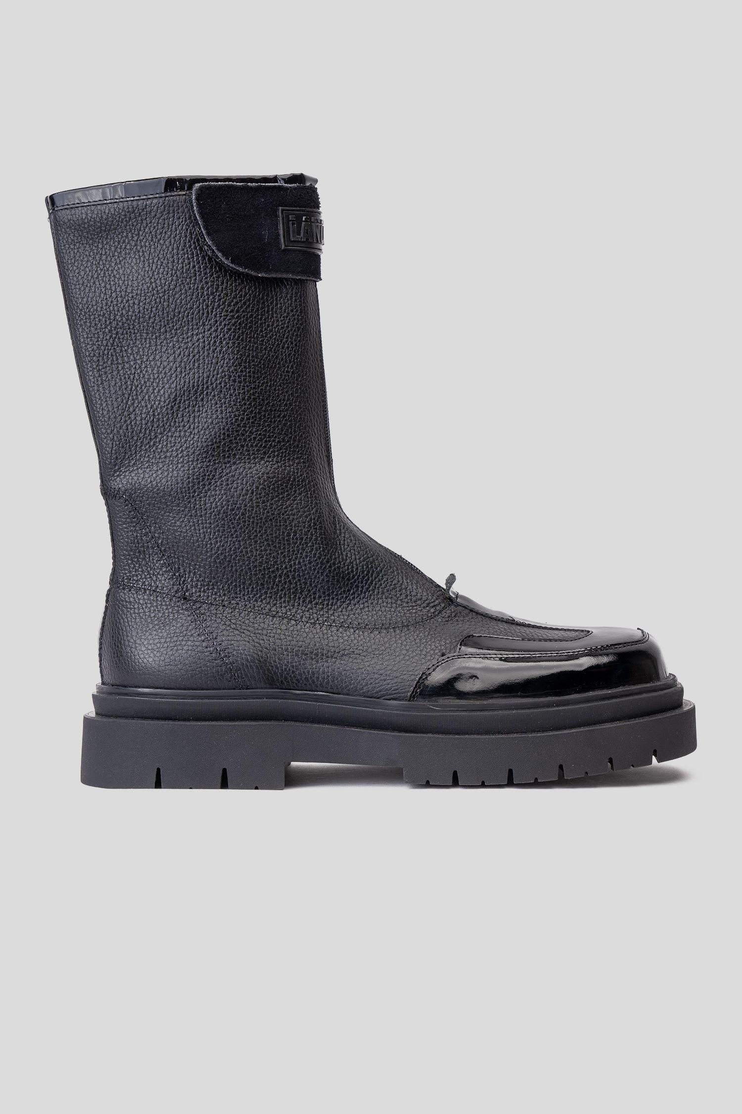 Bota Cuero Sapper Negro Landazuri-0