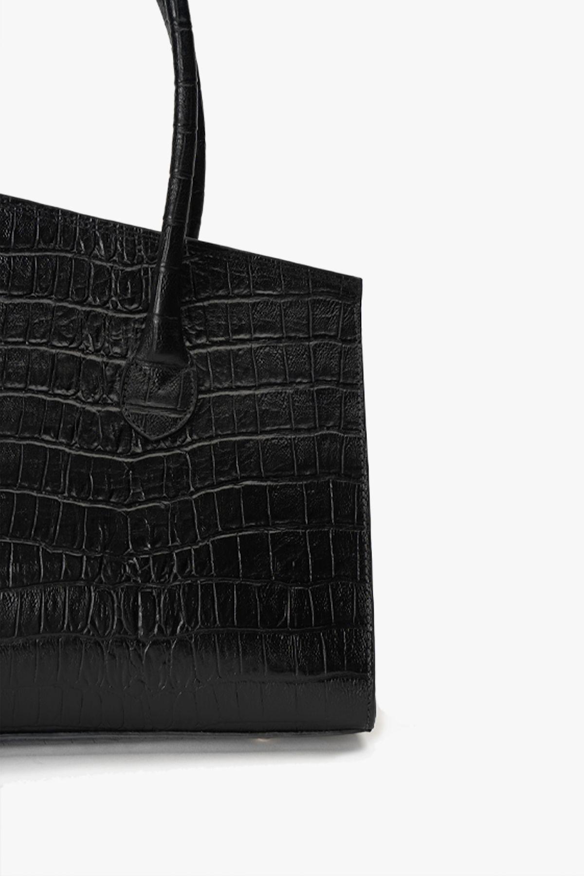 Cartera de Mano Negro Mosaico Landazuri-2