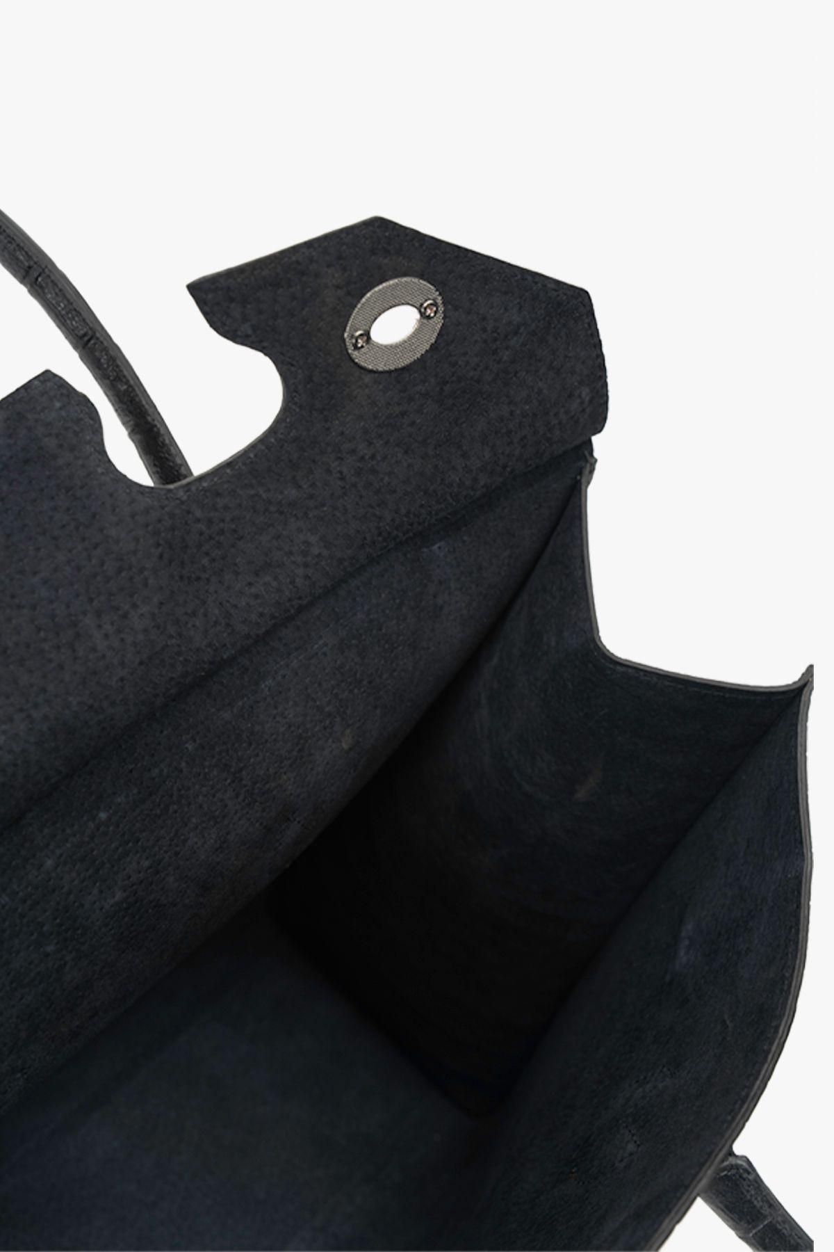 Cartera de Mano Negro Mosaico Landazuri-8