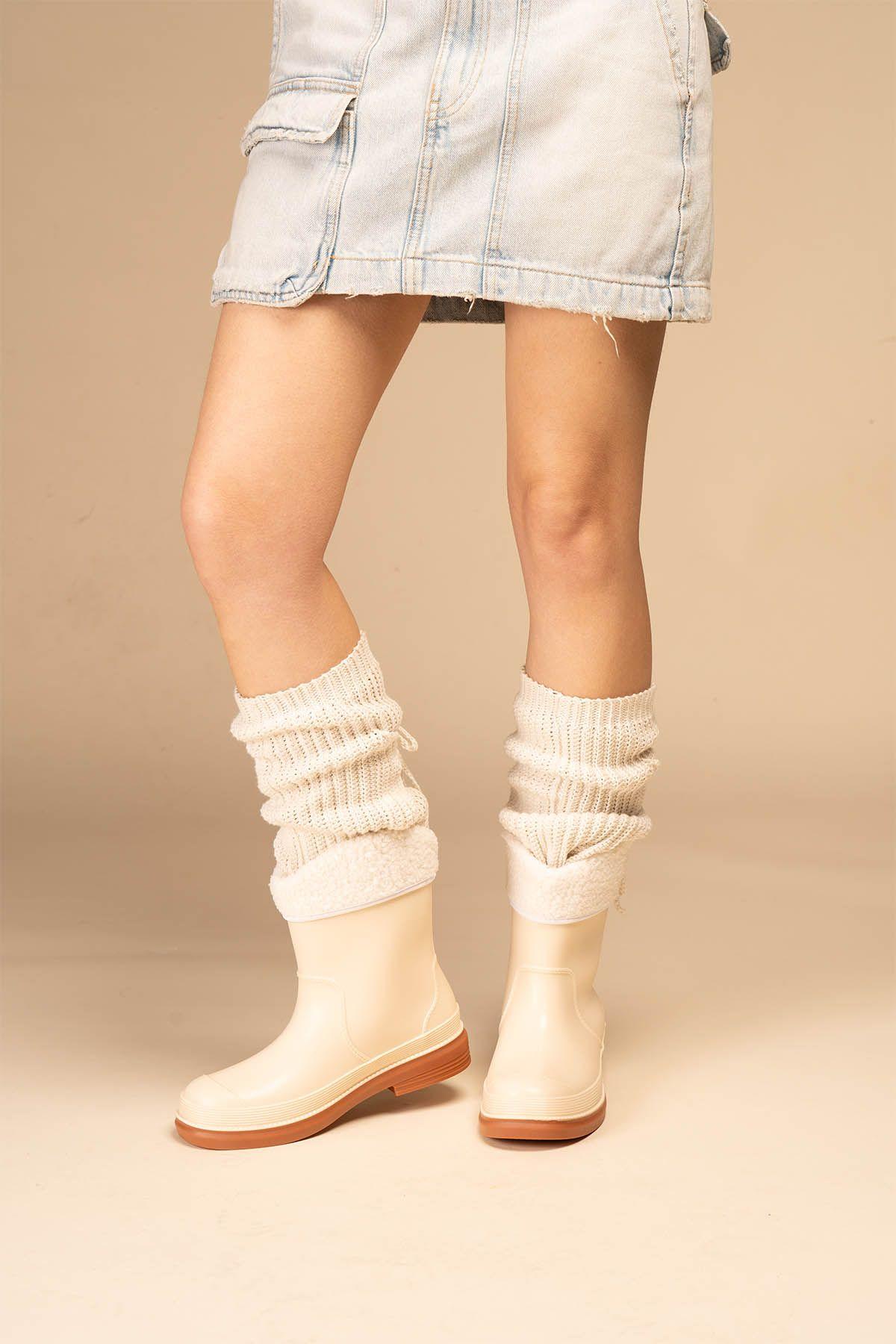 Bota de Agua Mujer Blanco Nosisa Chinitown-1