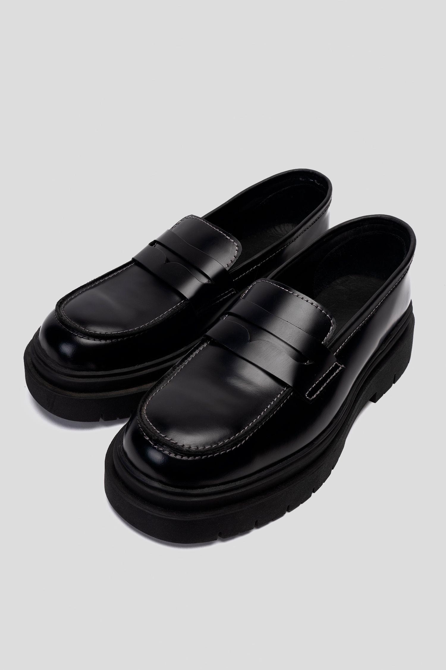 Mocasín Cuero Mediterraneo Negro Landazuri-3