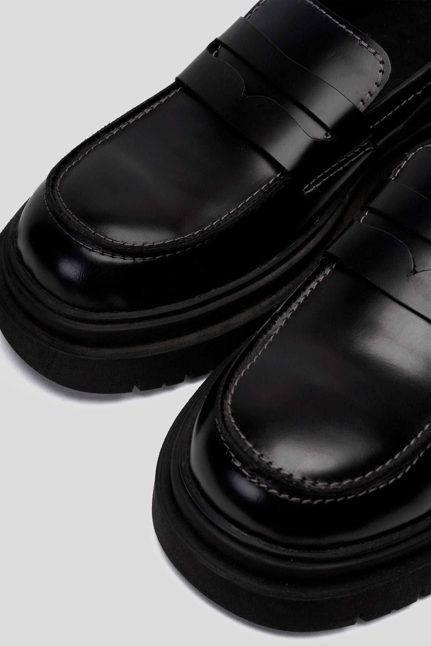 Mocasín Cuero Mediterraneo Negro Landazuri-4