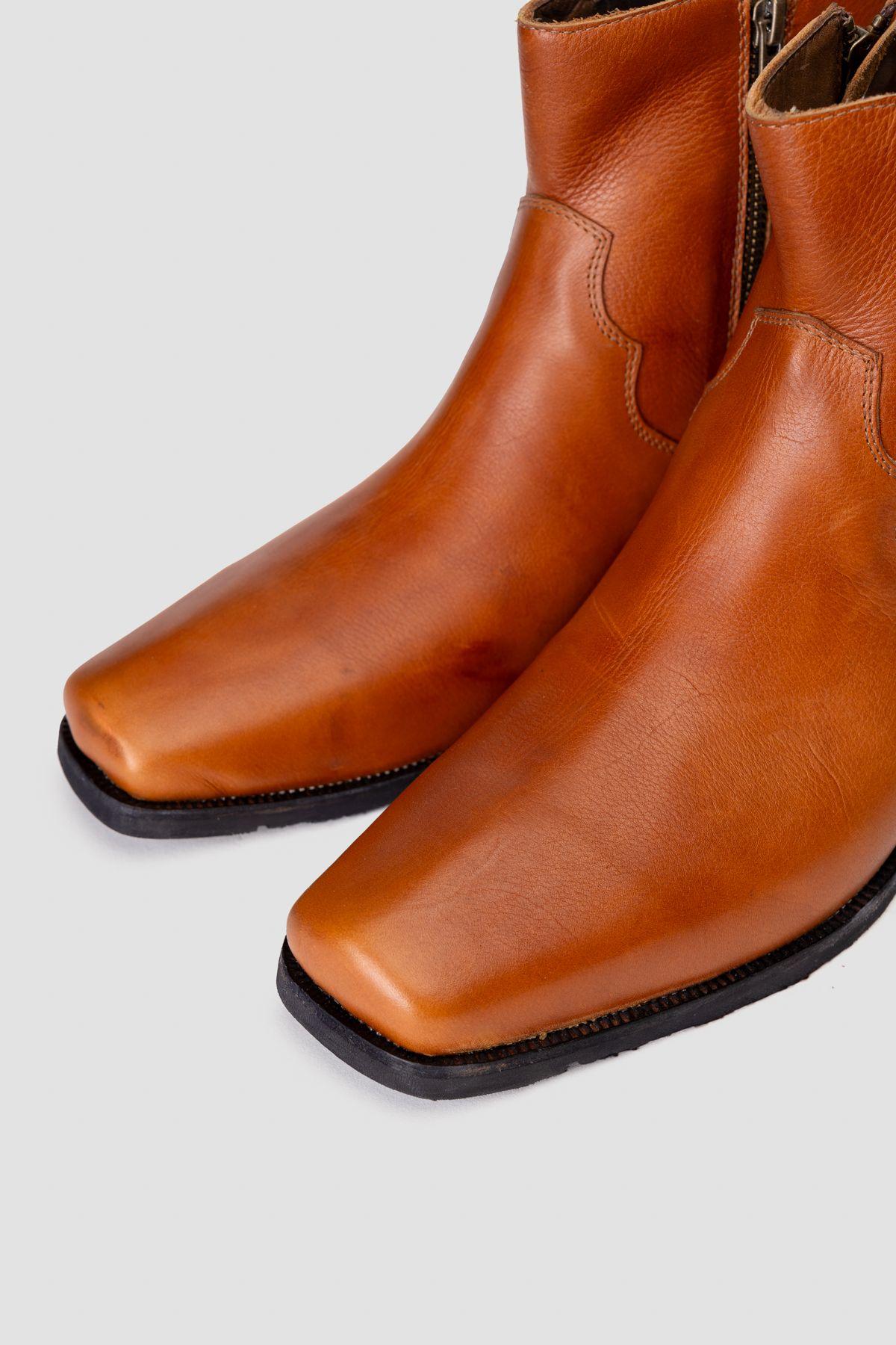 Botín Cuero Sierra Caoba Landazuri-3