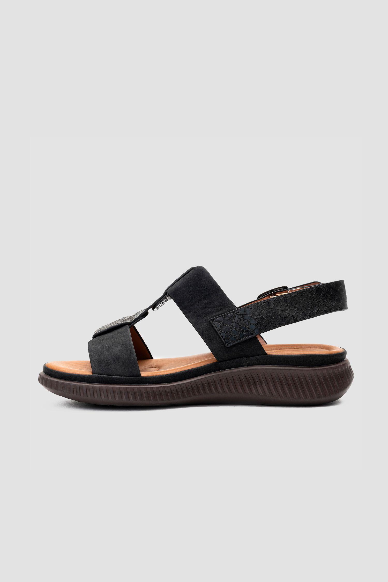 Sandalia Mujer Negro Fiona Chinitown-1