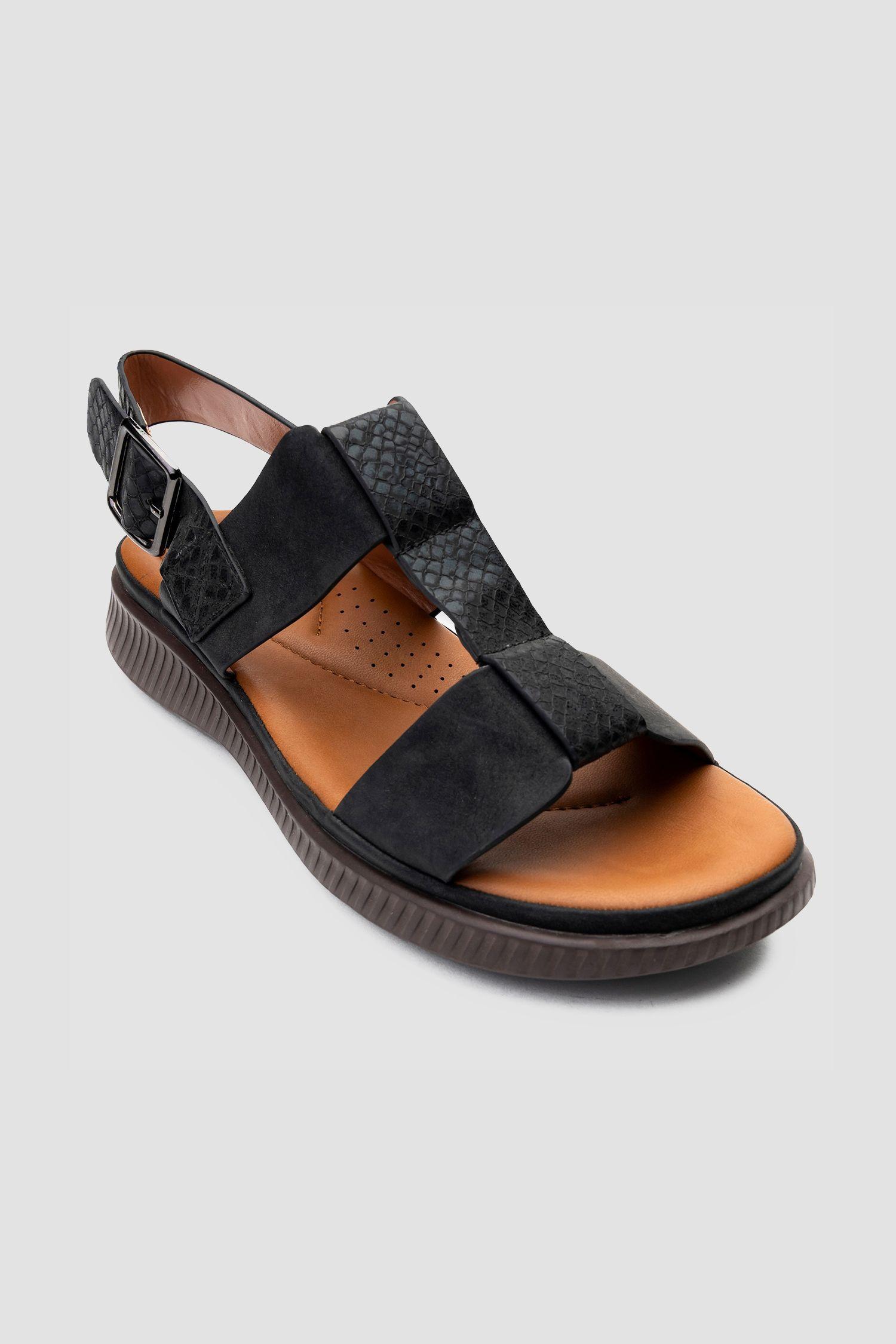 Sandalia Mujer Negro Fiona Chinitown-2