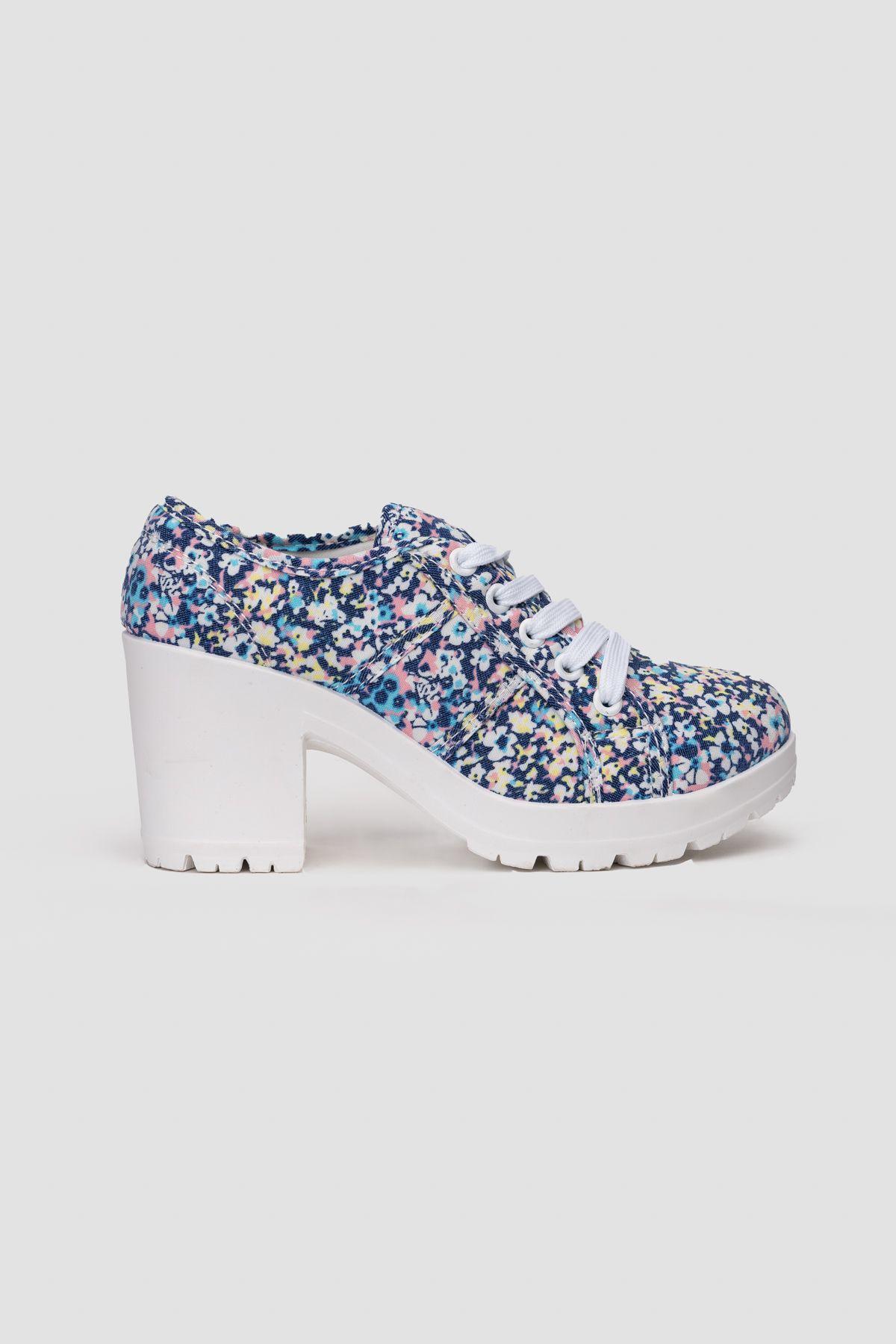 Zapatilla Mujer Azul Nayara Carbin-0