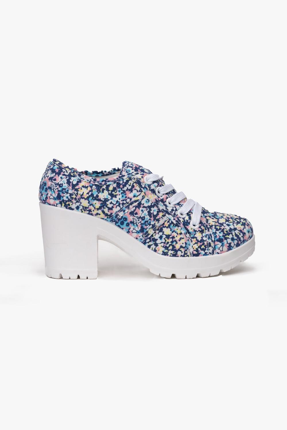 Zapatilla Mujer Azul Nayara Carbin-0