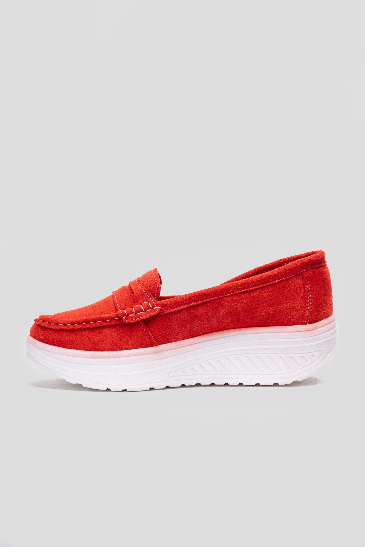 Mocasín Mujer Rojo Salomé Boteli-1