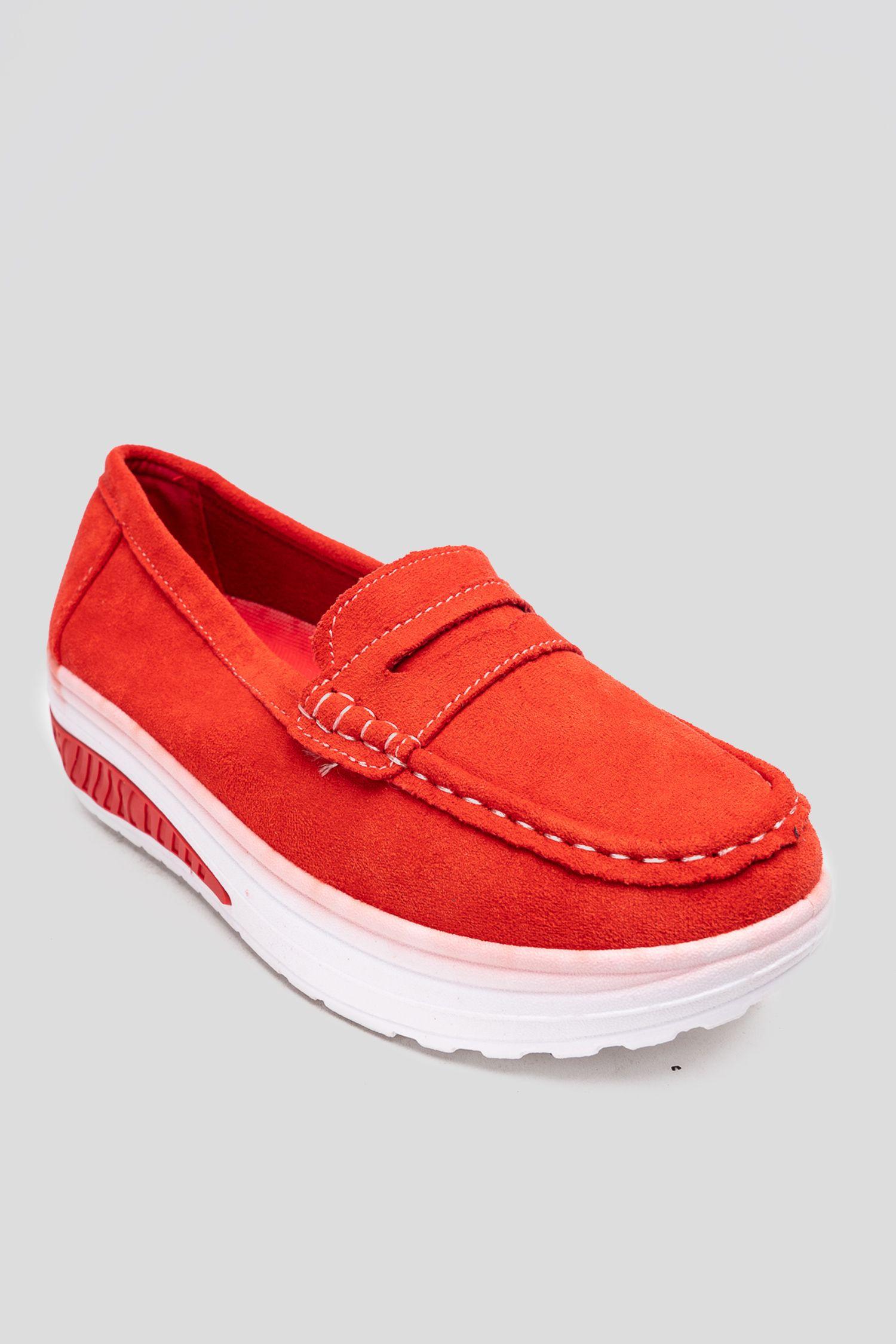 Mocasín Mujer Rojo Salomé Boteli-2