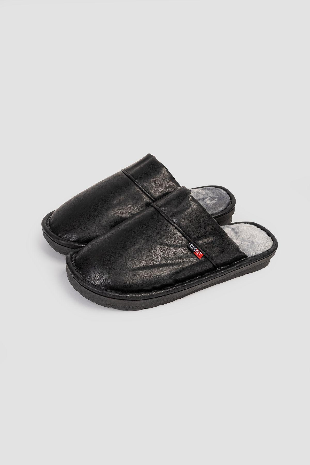 Pantufla Hombre Negro Michel Carbin-1