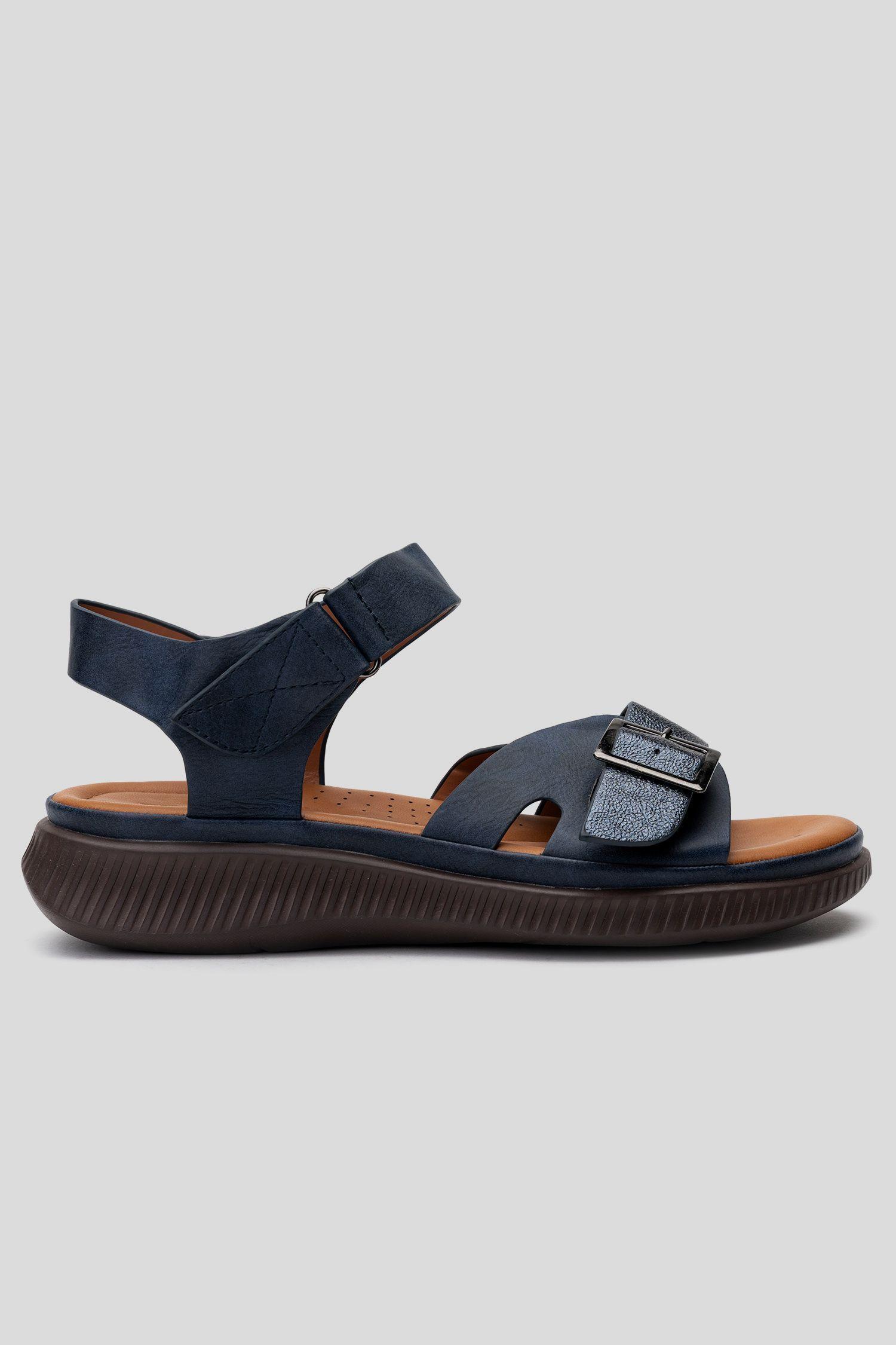 Sandalia Mujer Azul Aisha Chancleta-0