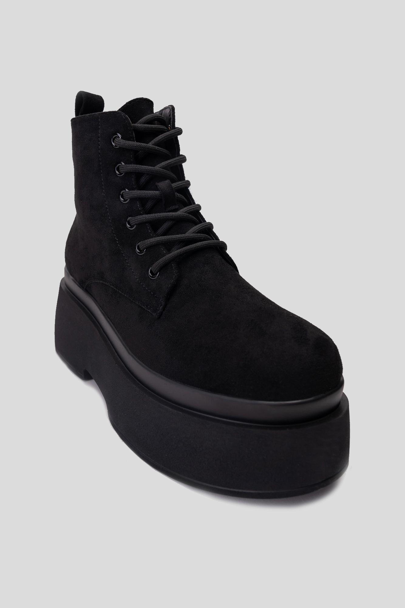 Botín Mujer Negro Poli Chinitown-2