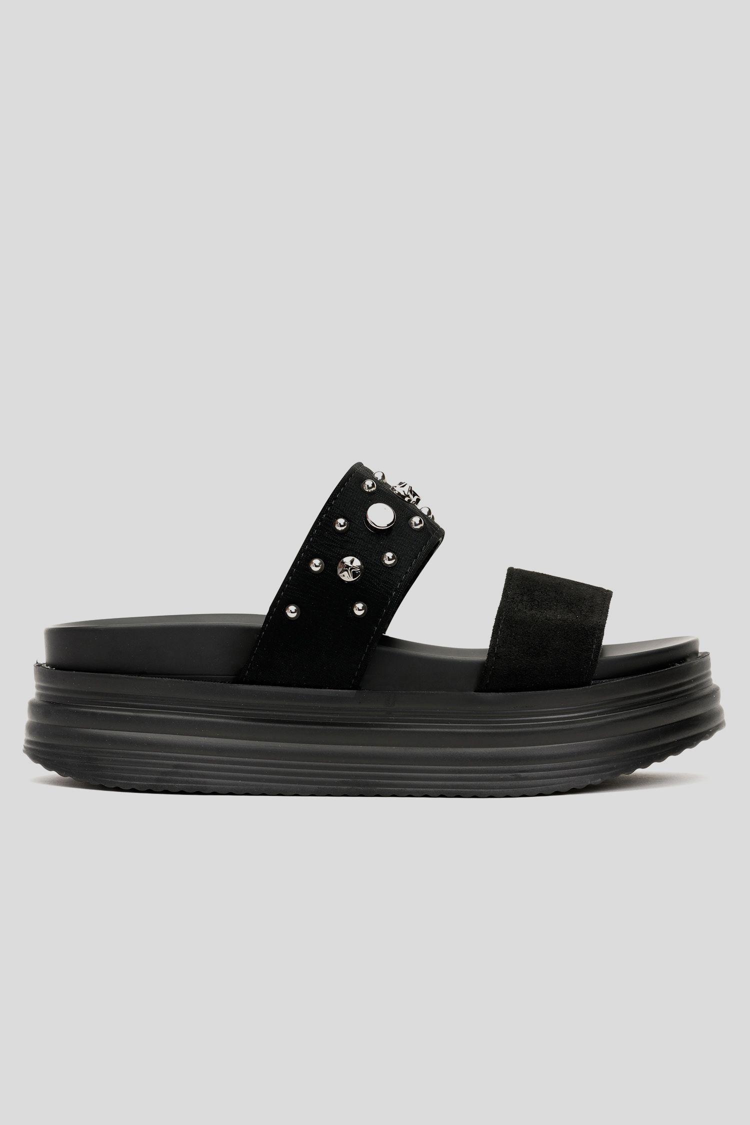 Sandalia Mujer Negro Aylen Chancleta-0