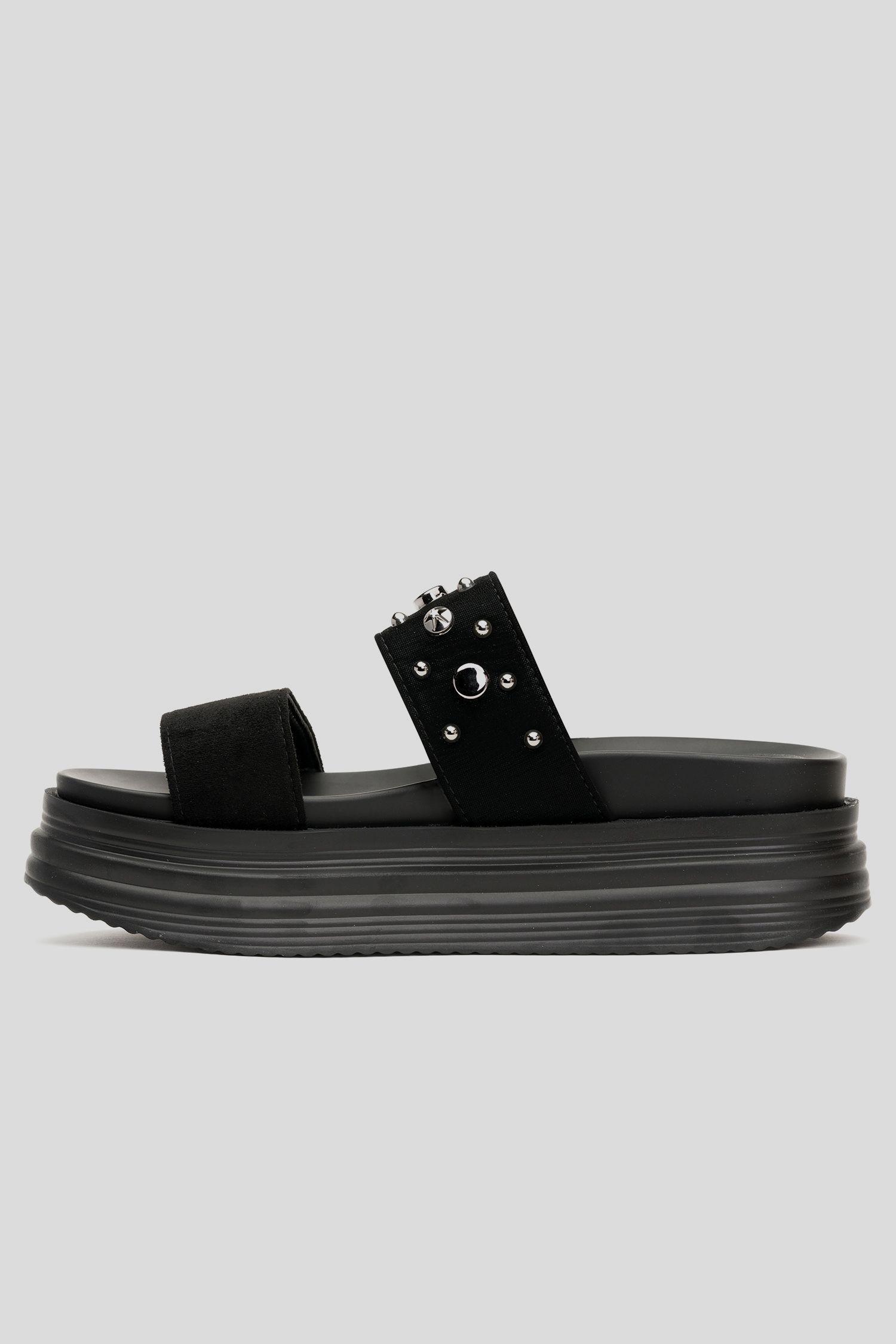 Sandalia Mujer Negro Aylen Chancleta-1