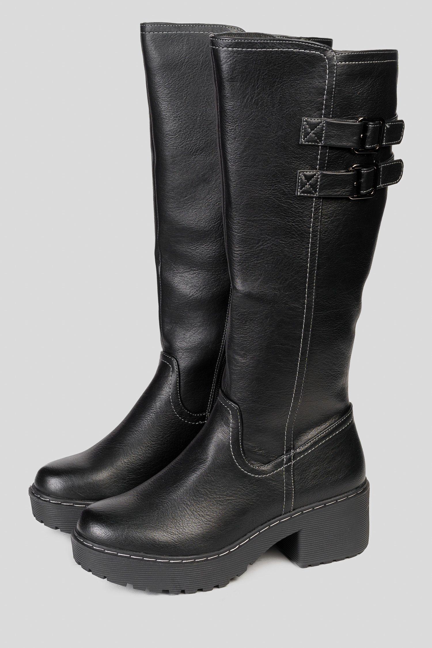 Bota Mujer Negro Edesia Thunder Blue-2