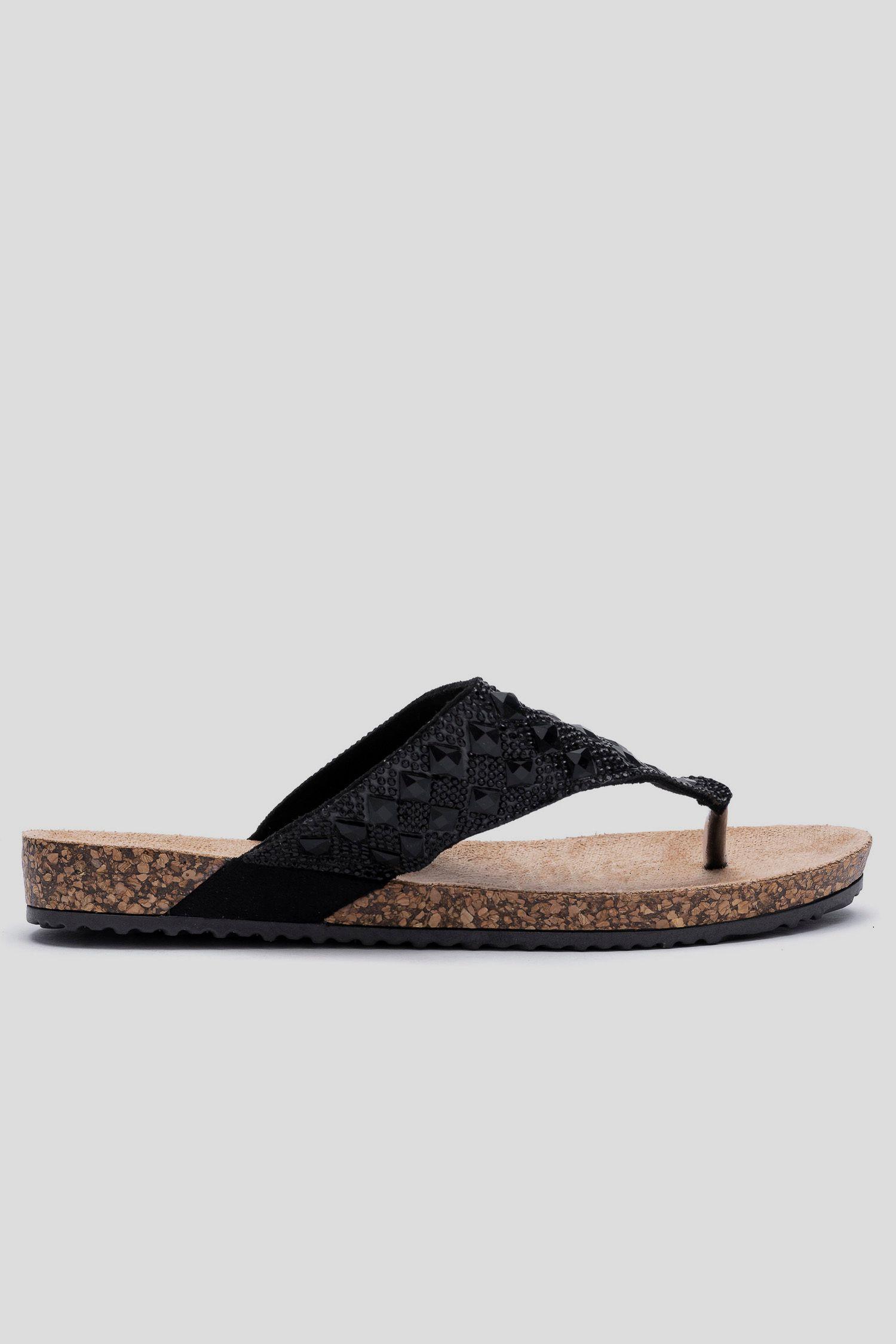 Sandalia Mujer Negro Vico Apóstol-0