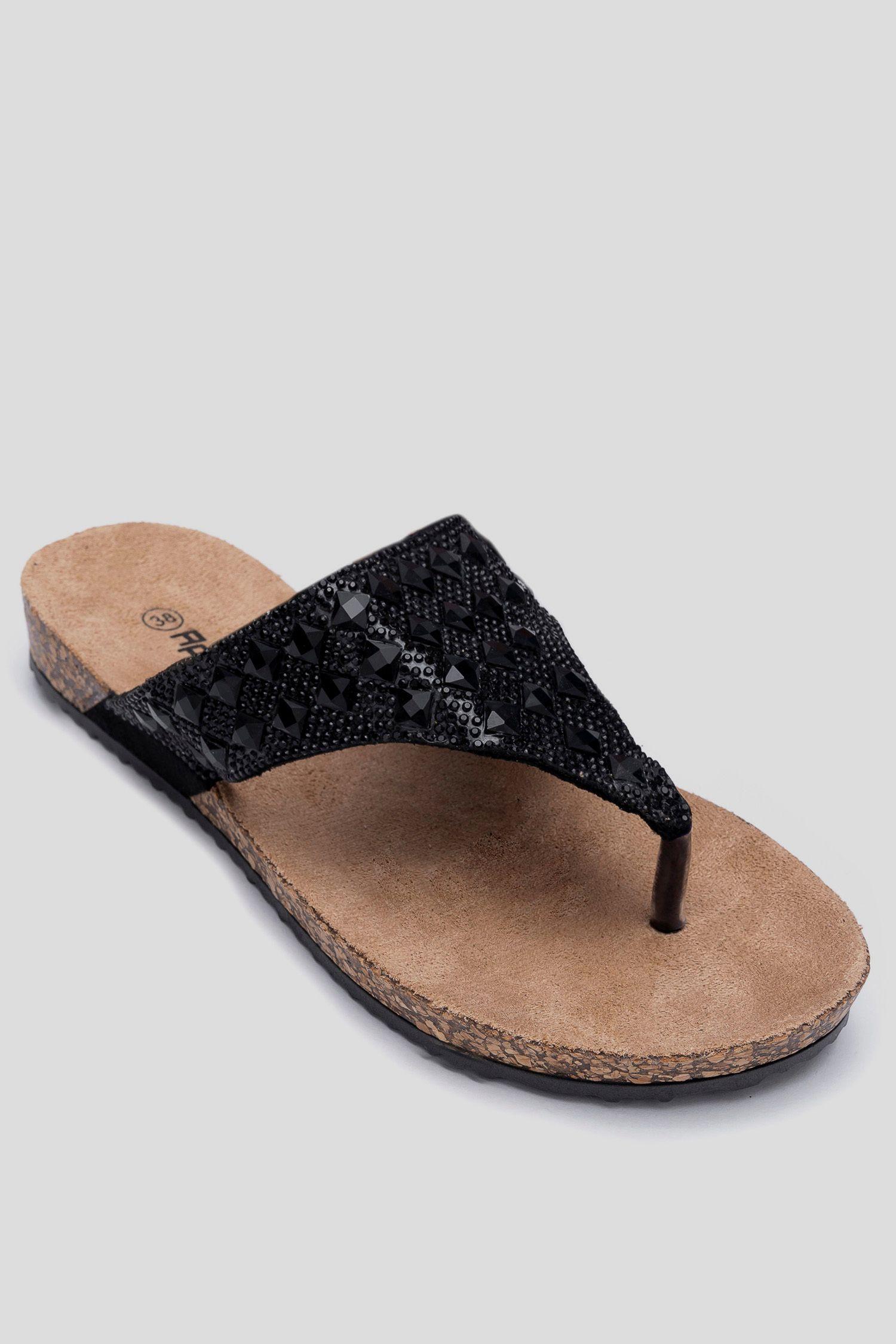 Sandalia Mujer Negro Vico Apóstol-2