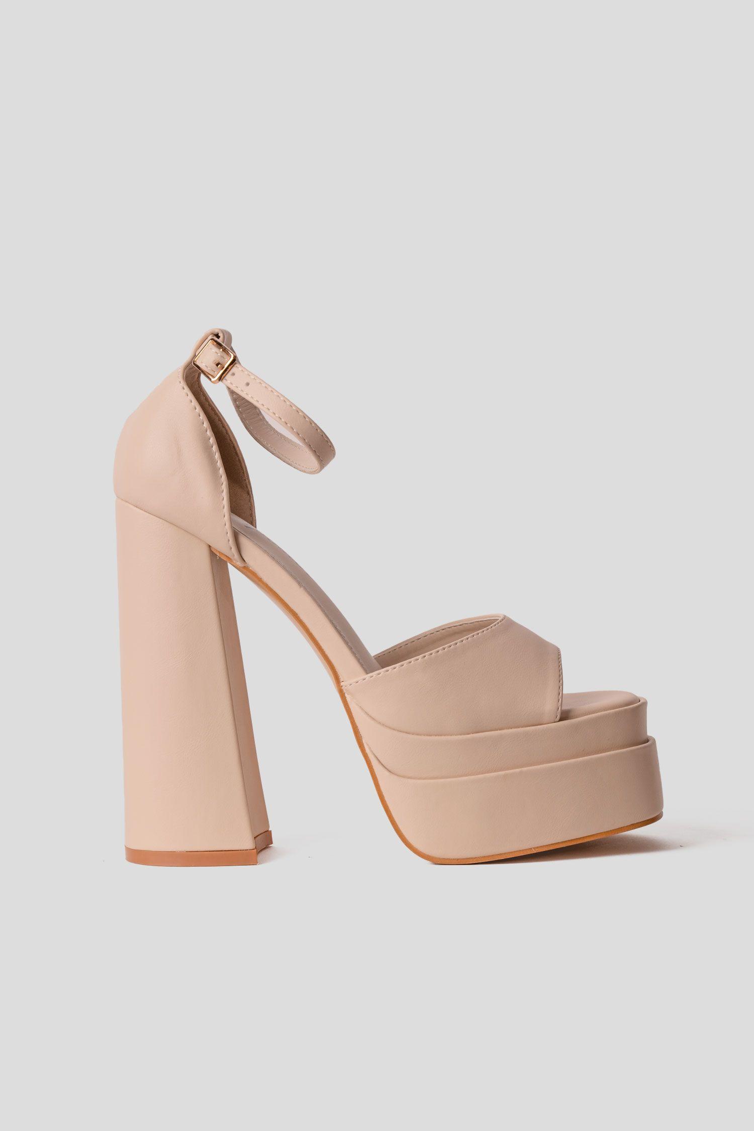 Taco Mujer Beige Minka Apóstol-0