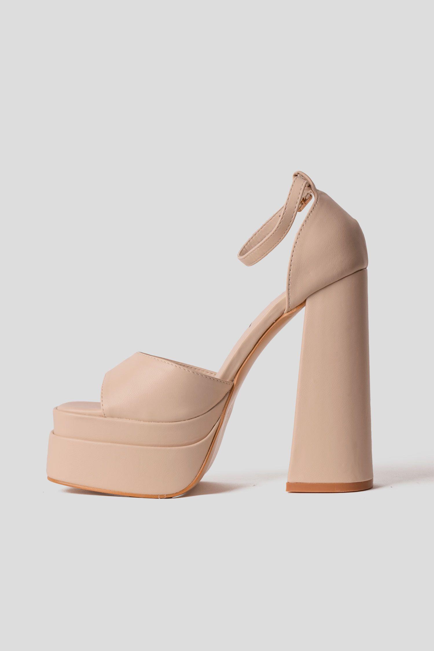 Taco Mujer Beige Minka Apóstol-1