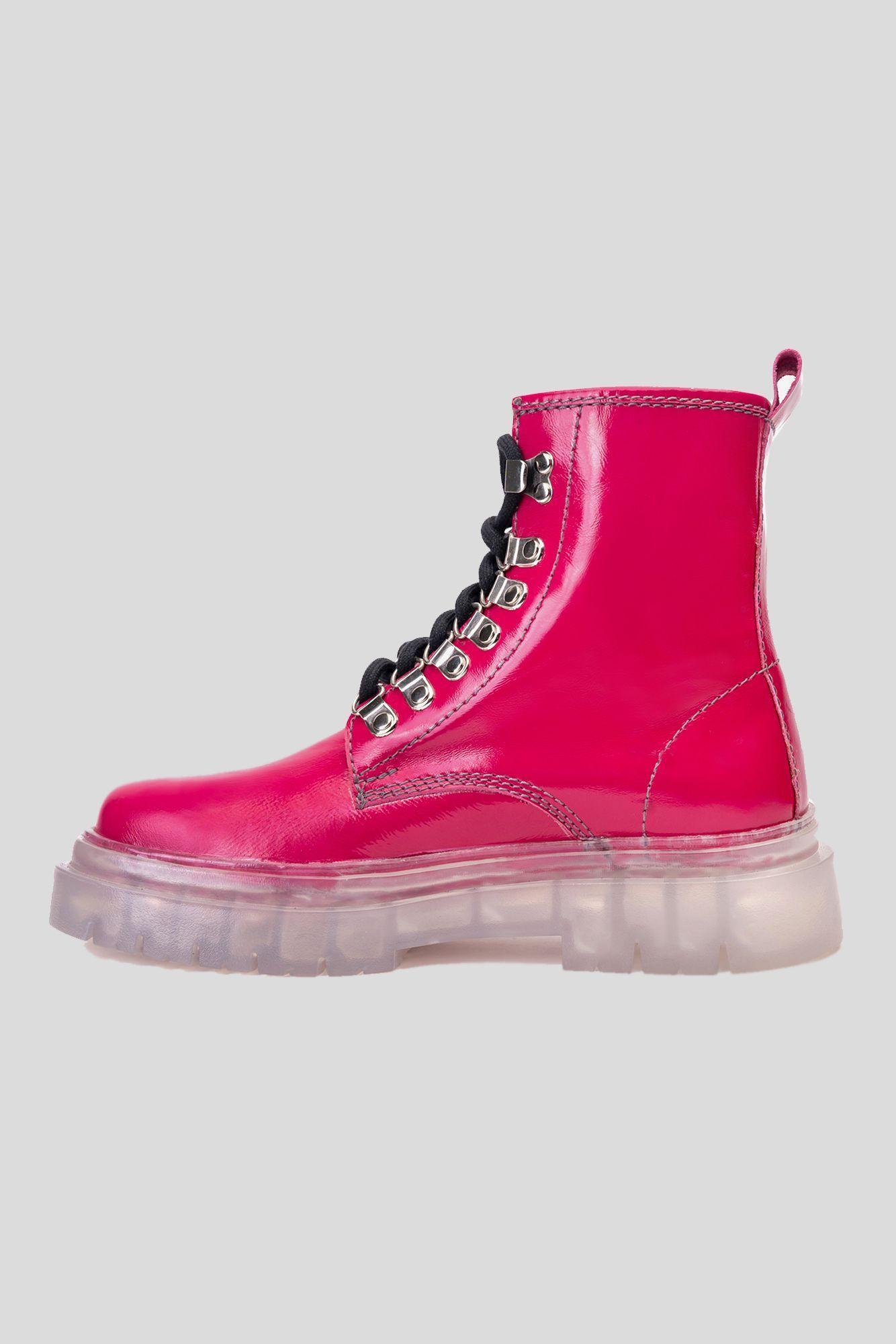Botín Cuero Priss Fucsia Landazuri-1
