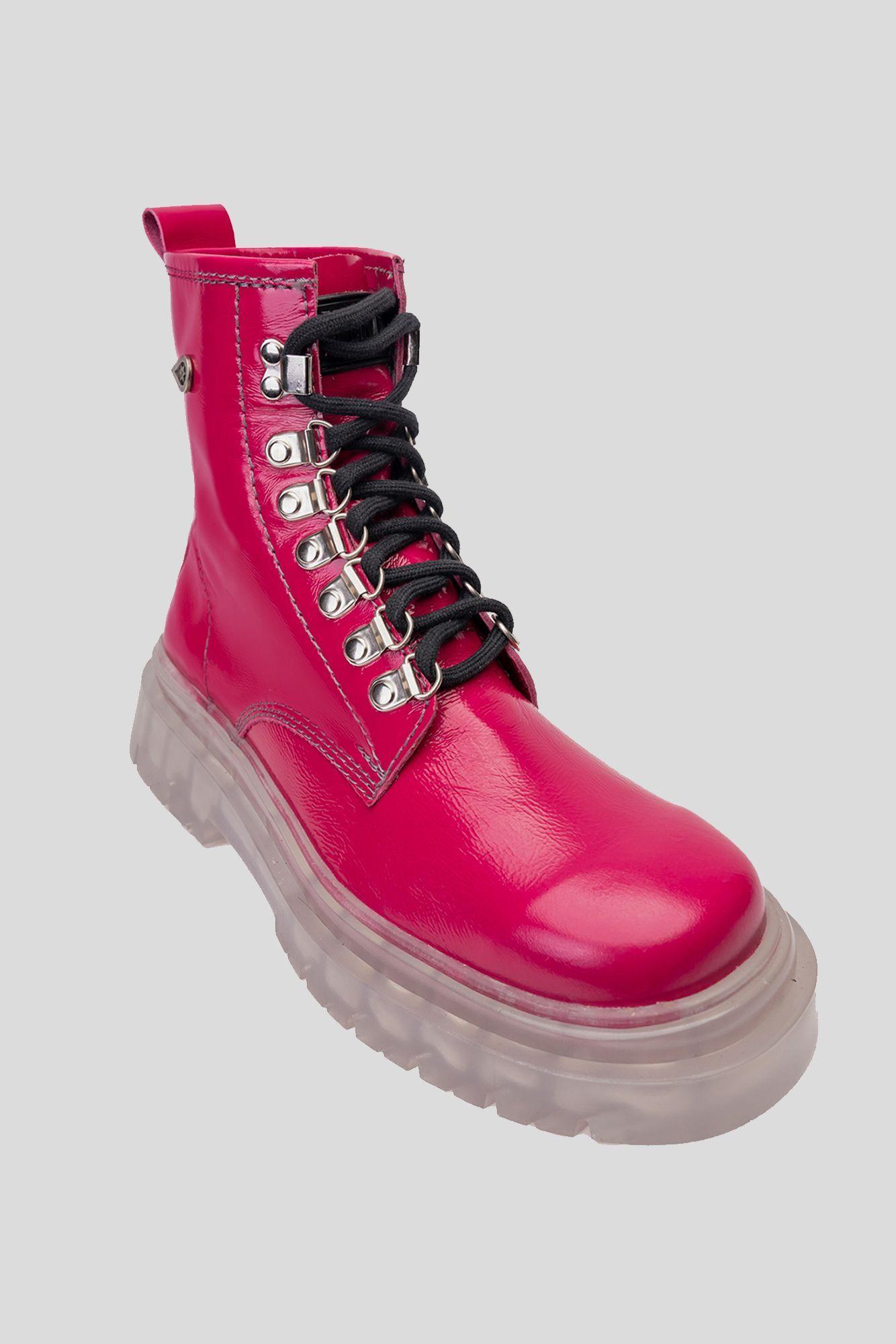 Botín Cuero Priss Fucsia Landazuri-2