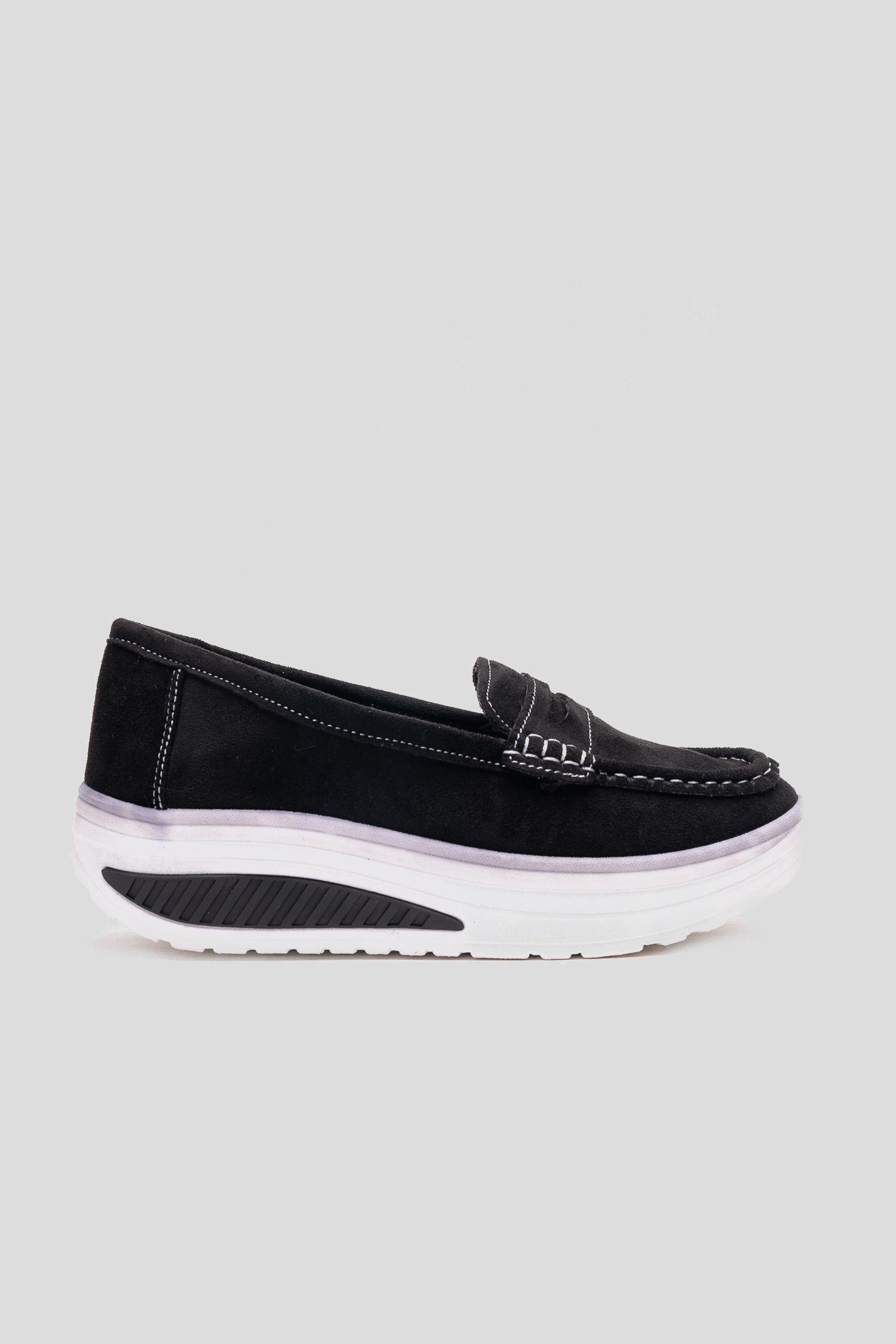 Mocasín Casual Mujer Leylani Negro Chinitown-0