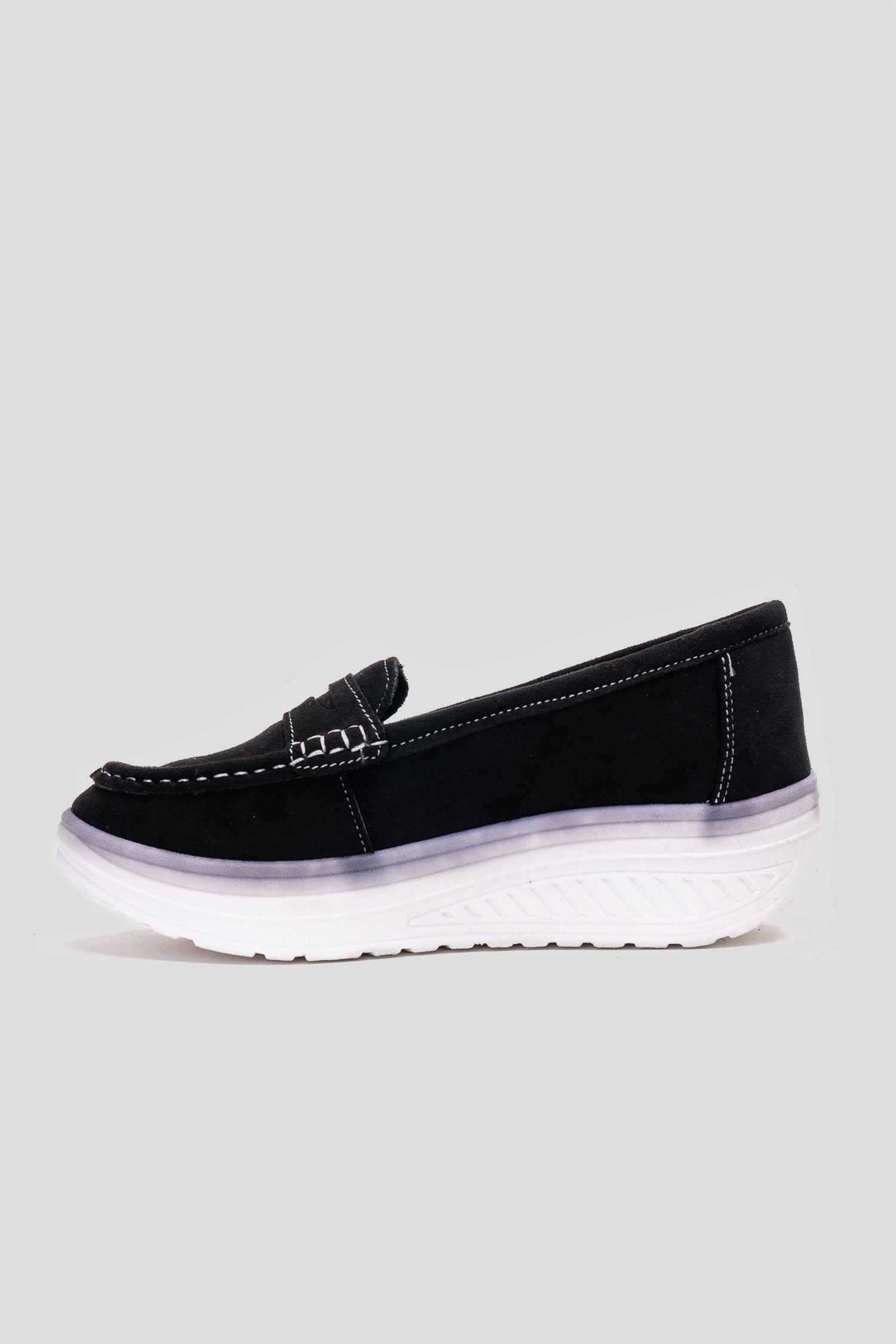 Mocasín Casual Mujer Leylani Negro Chinitown-1
