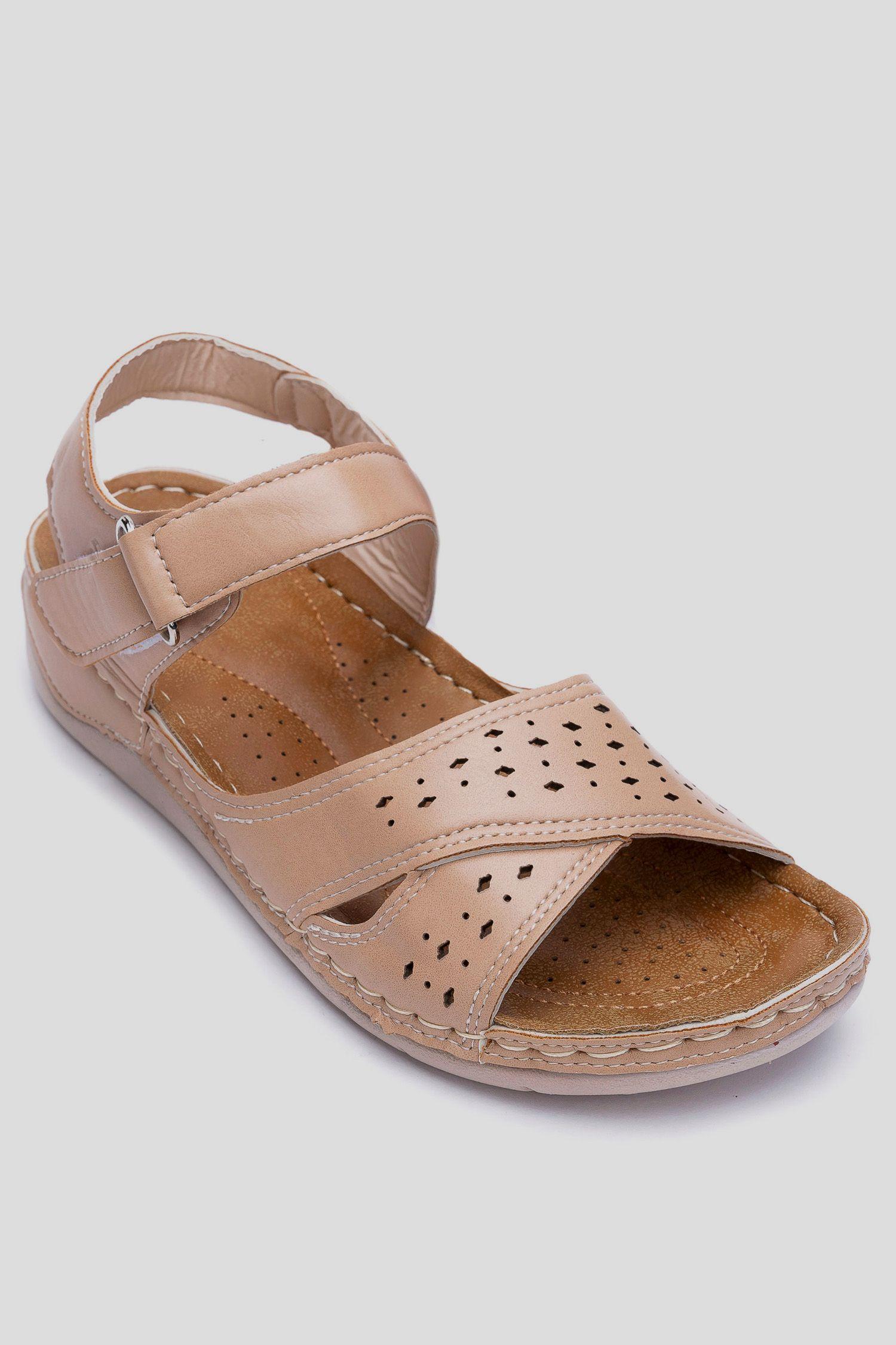 Sandalia Mujer Beige Salma Apóstol-2