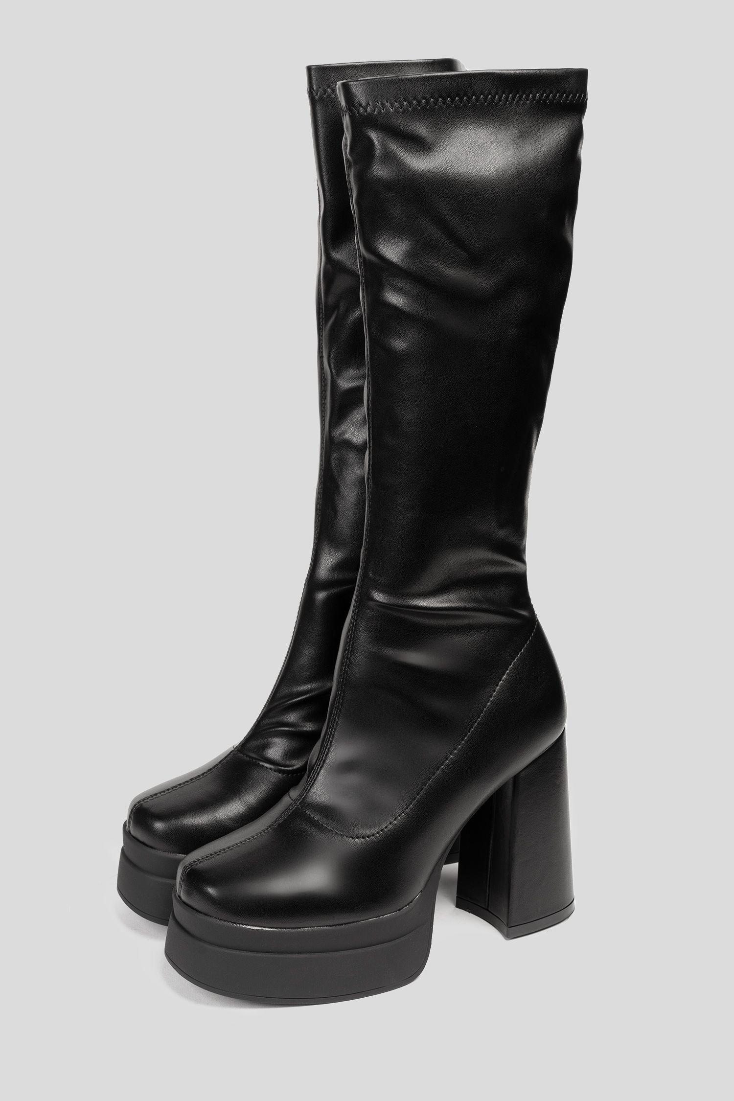 Bota Mujer Negro Chantal Apóstol-3