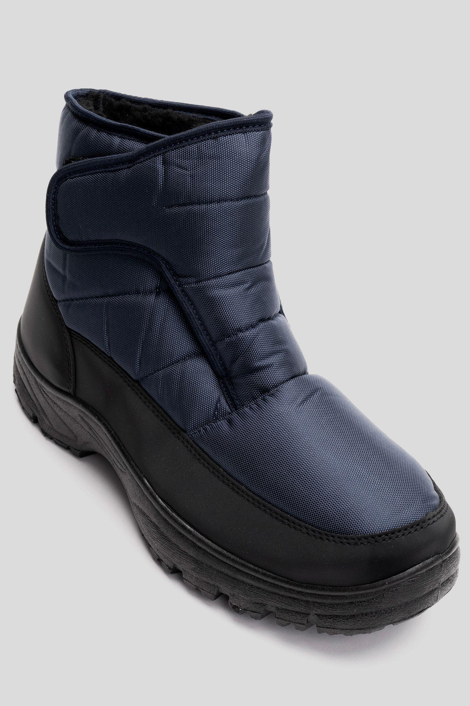 Bota Hombre Azul Marino Invernal Chancleta-2