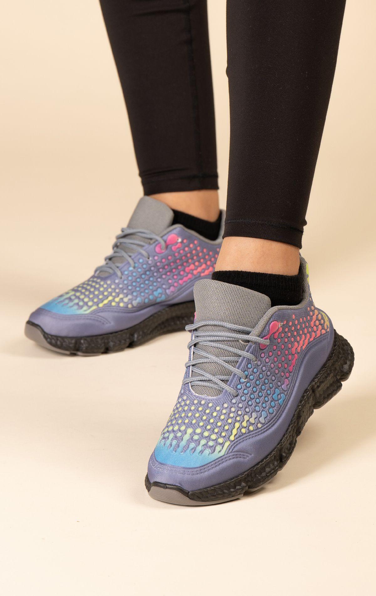 Zapatilla Deportiva Mujer Gris Lissa Chinitown-4
