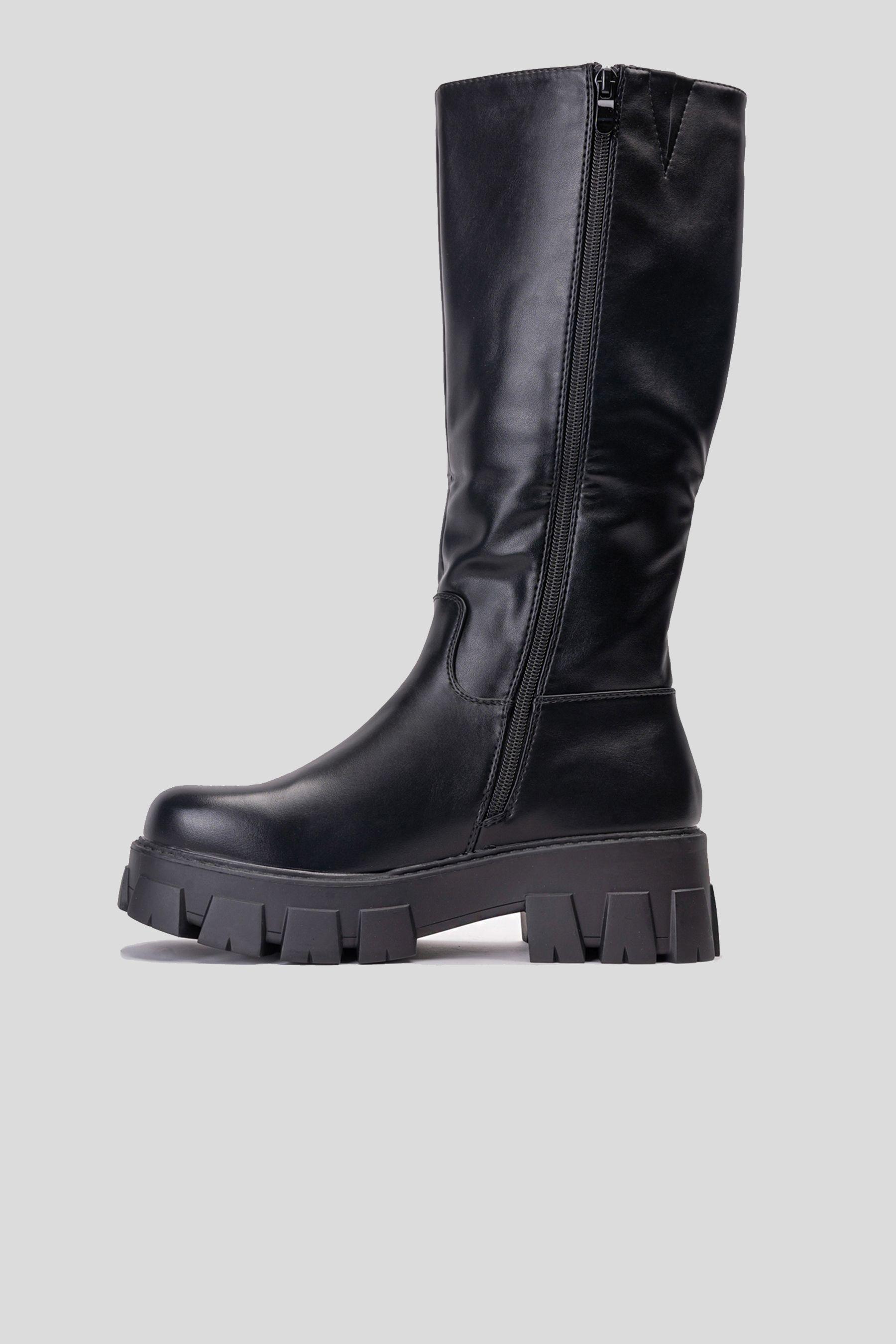 Bota Mujer Negro Viola Apóstol-1