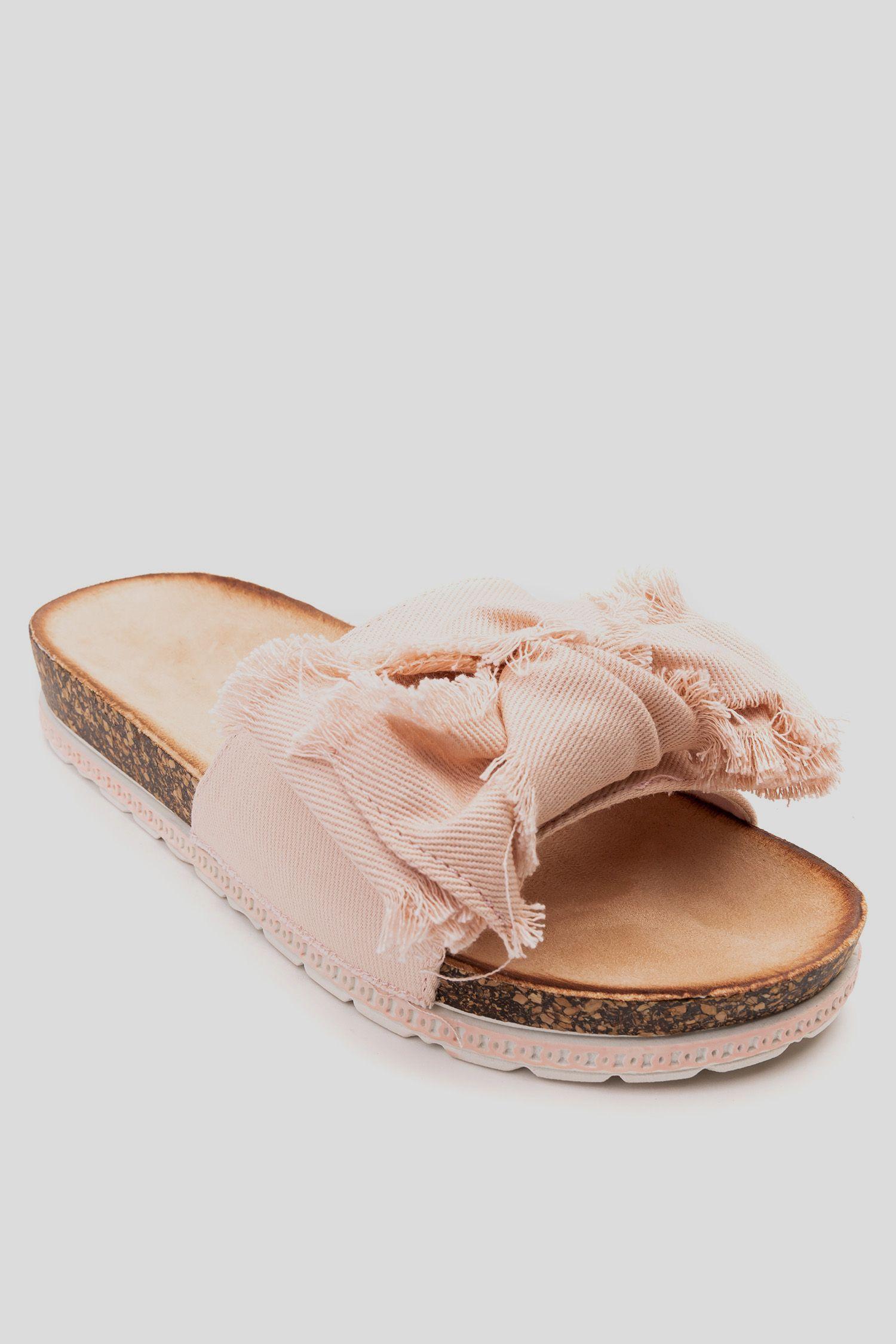 Sandalia Mujer Rosado Lazo Chancleta-2
