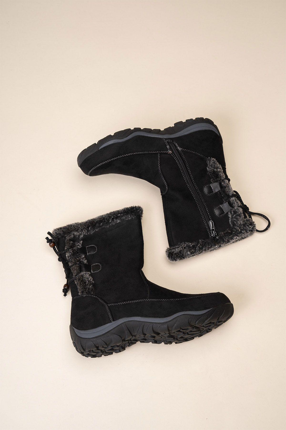 Bota Casual Mujer Negro Huda Chinitown-4