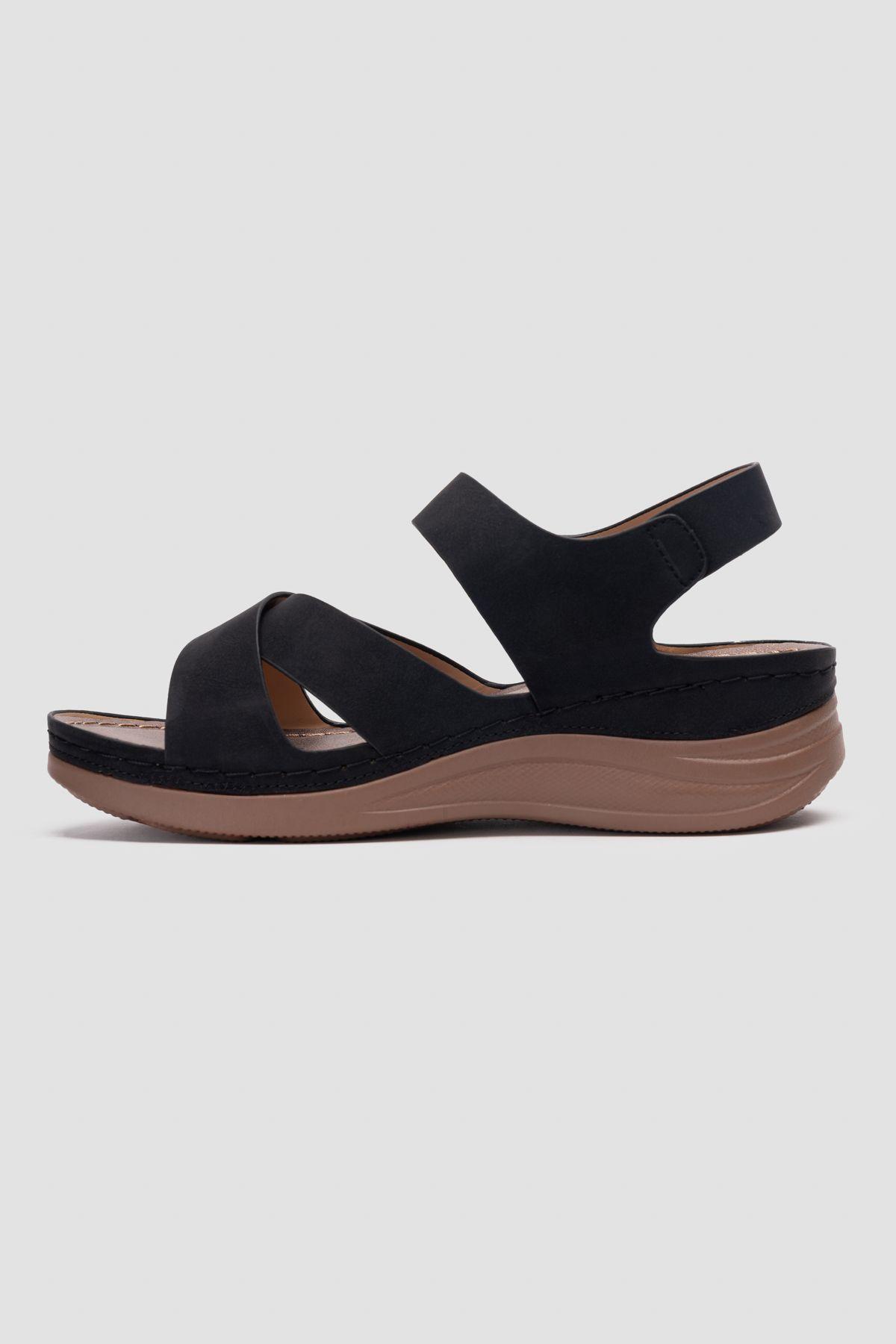 Sandalia Mujer Negro Noemí Thunder Blue-1