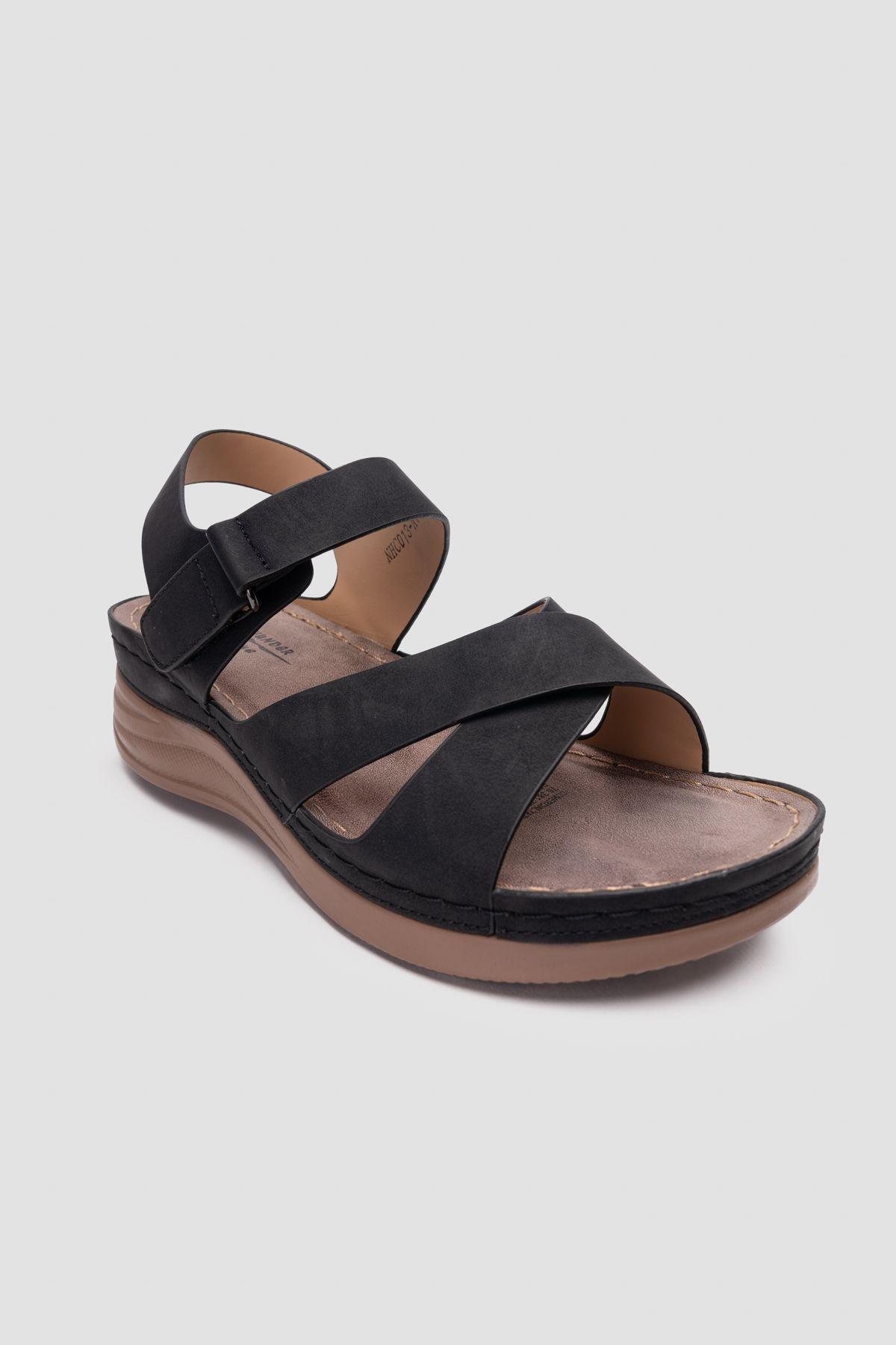 Sandalia Mujer Negro Noemí Thunder Blue-2